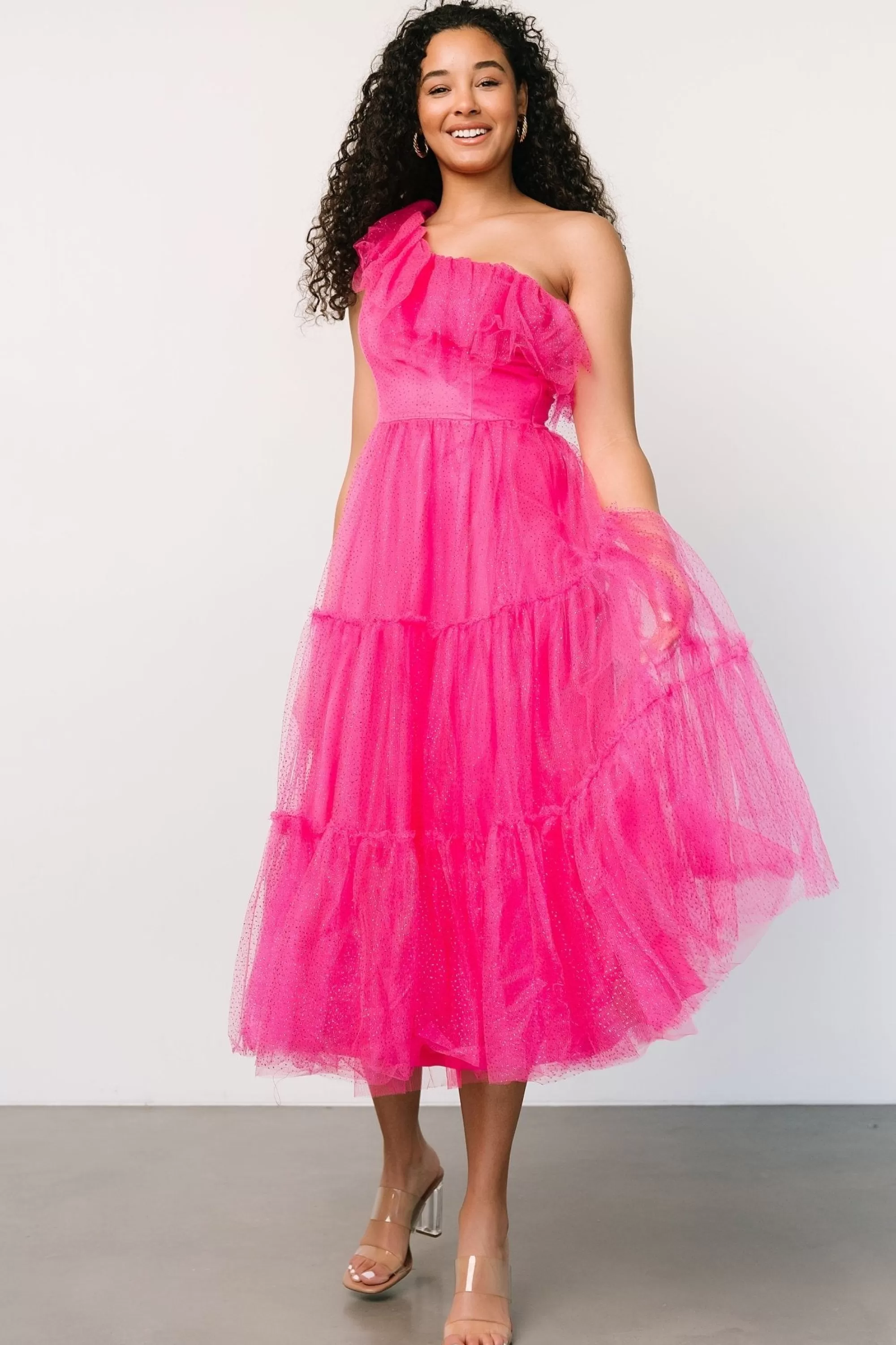 Baltic Born SALE | Anessa Tulle Dress | Fuchsia