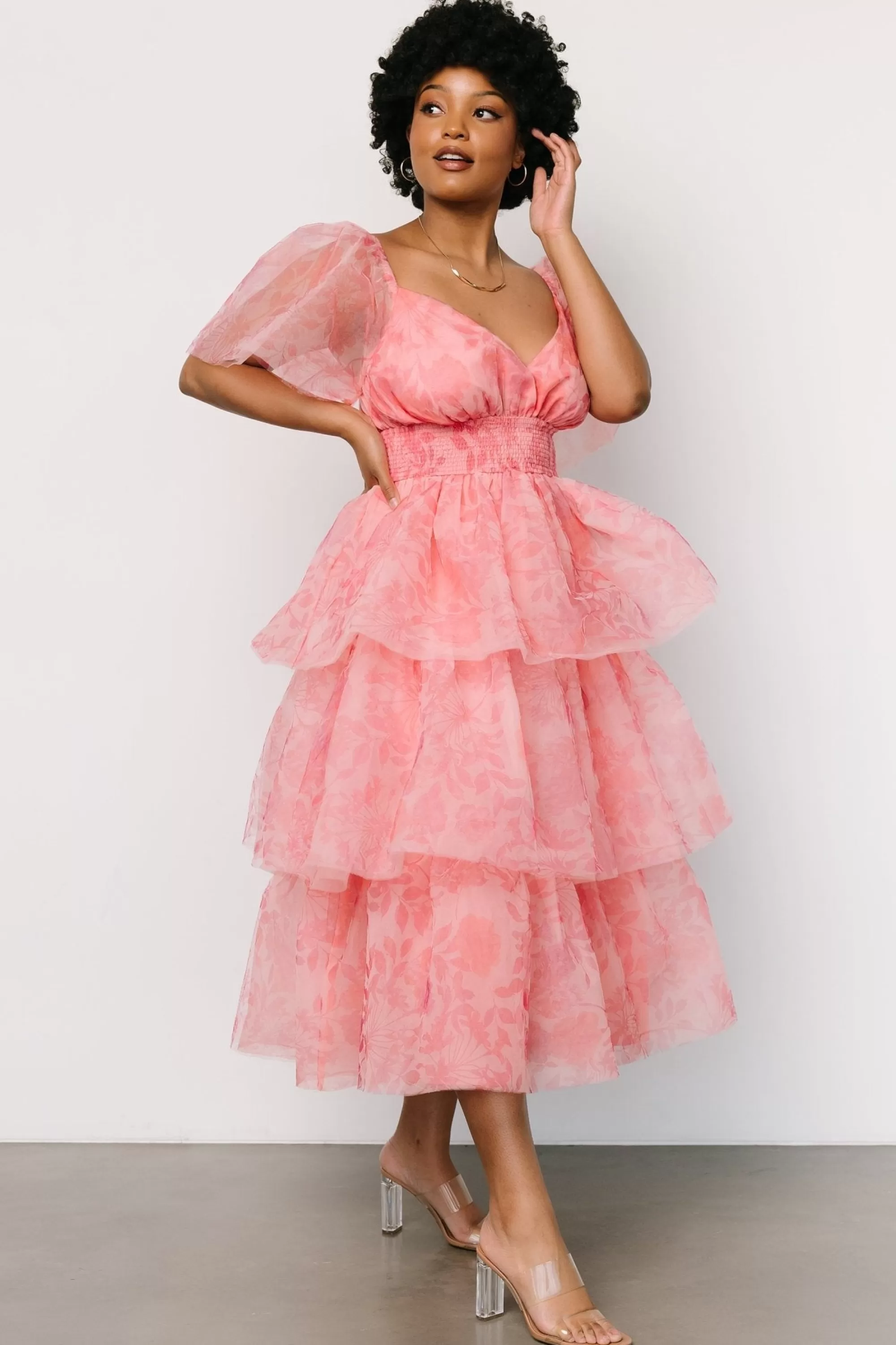 Baltic Born tulle styles | Antoinette Tulle Tiered Dress | Rose Floral