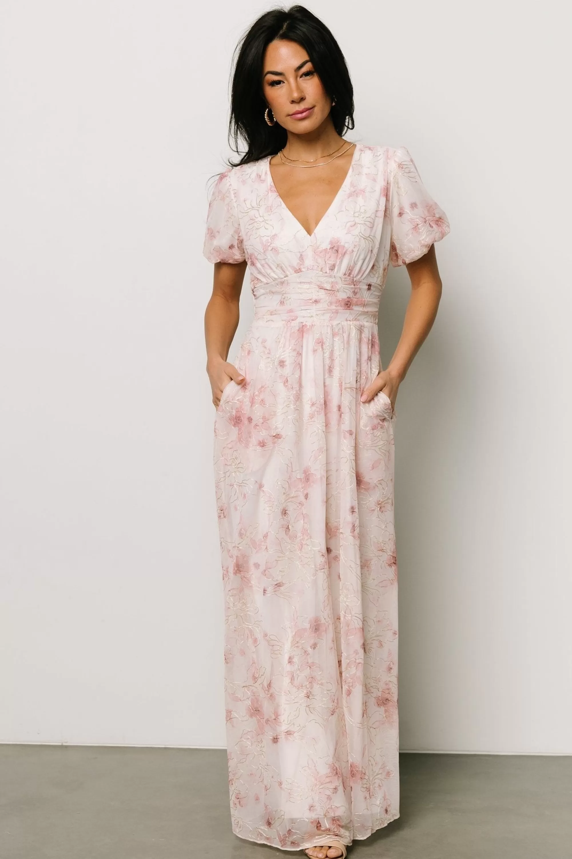 Baltic Born COMING SOON | Ardley Maxi Dress | Mauve Floral