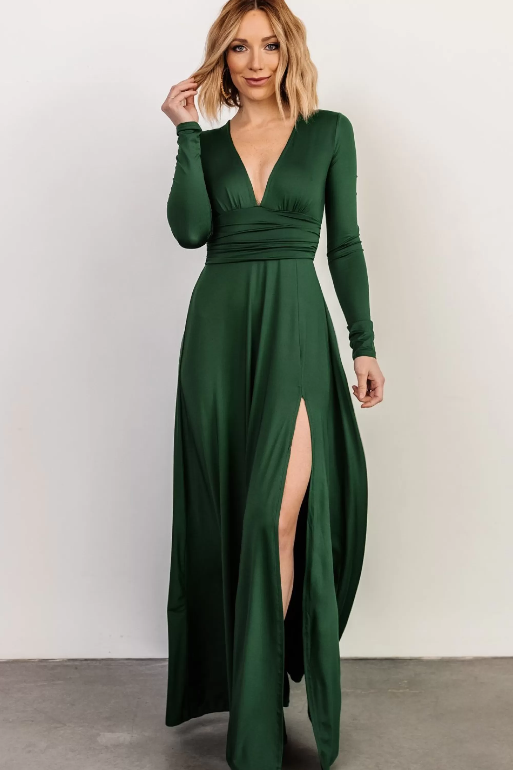 Baltic Born maxi dresses | WEDDING SUITE | Arianna Maxi Dress | Hunter Green