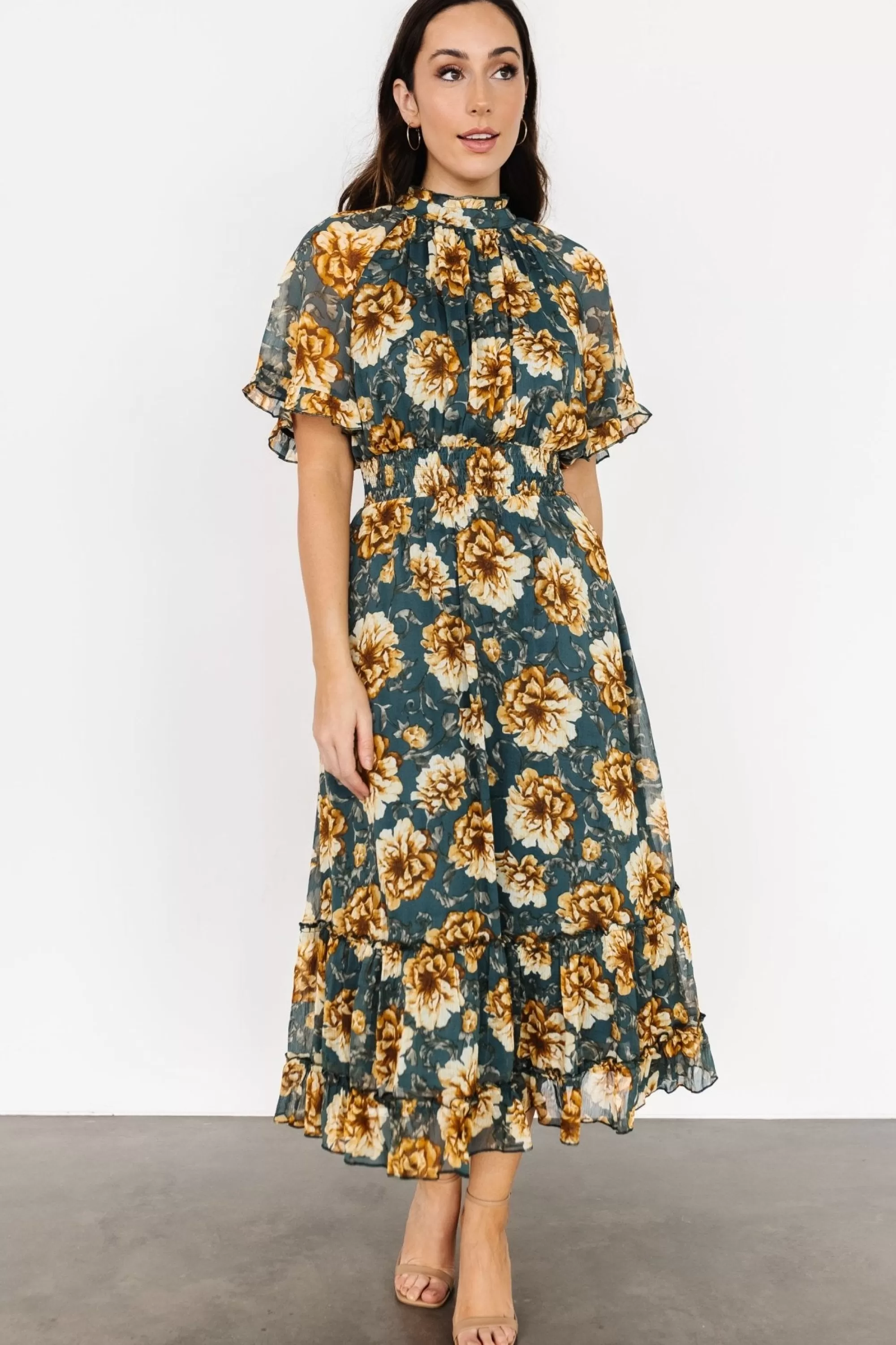 Baltic Born maxi dresses | Ashton Maxi Dress | Topaz + Gold Floral