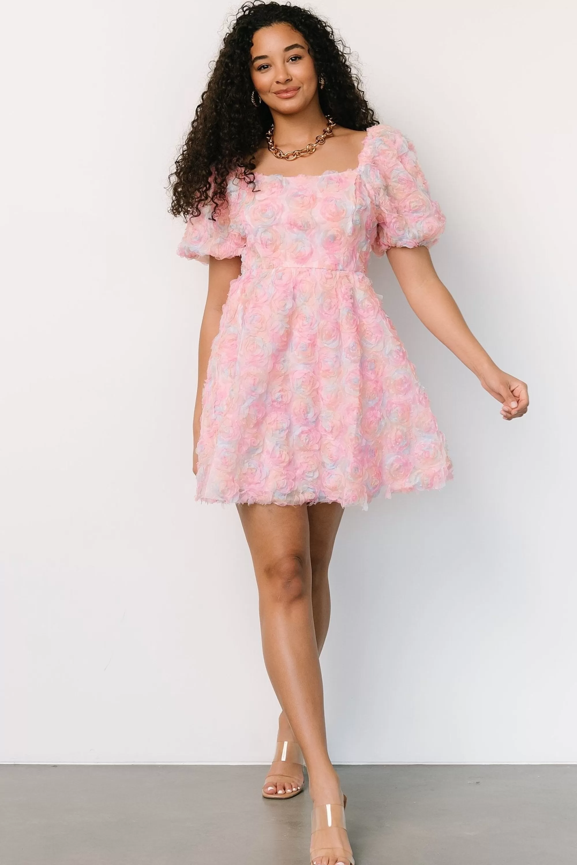 Baltic Born short dresses | Bette Mini Dress | Pink Floral