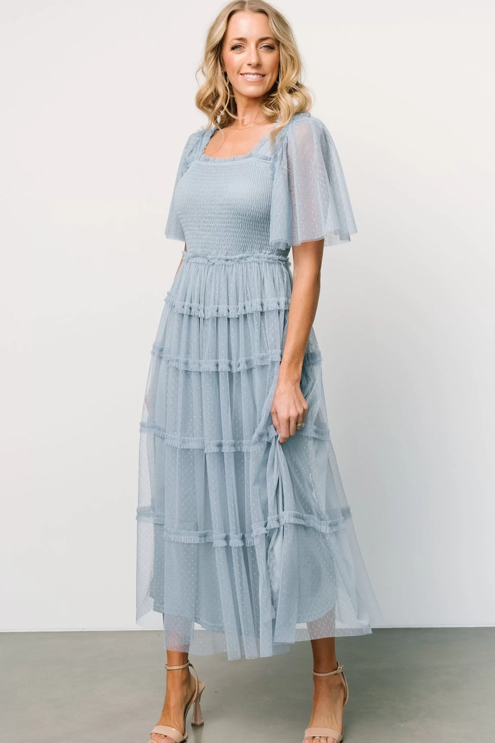 Baltic Born COMING SOON | Bexley Tulle Dress | Dusty Blue