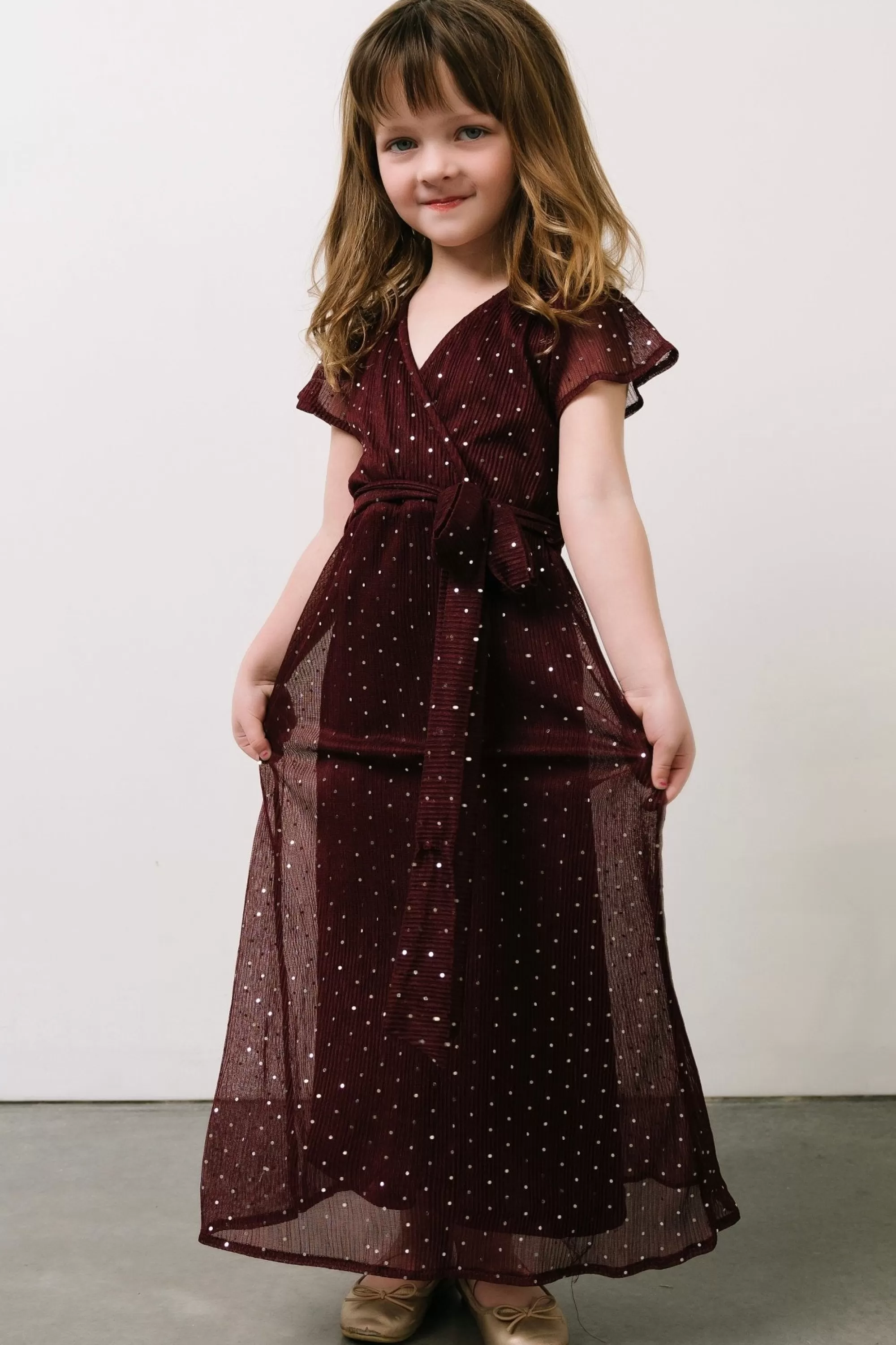 Baltic Born flower girl | Child Grace Sparkle Gown | Mulberry