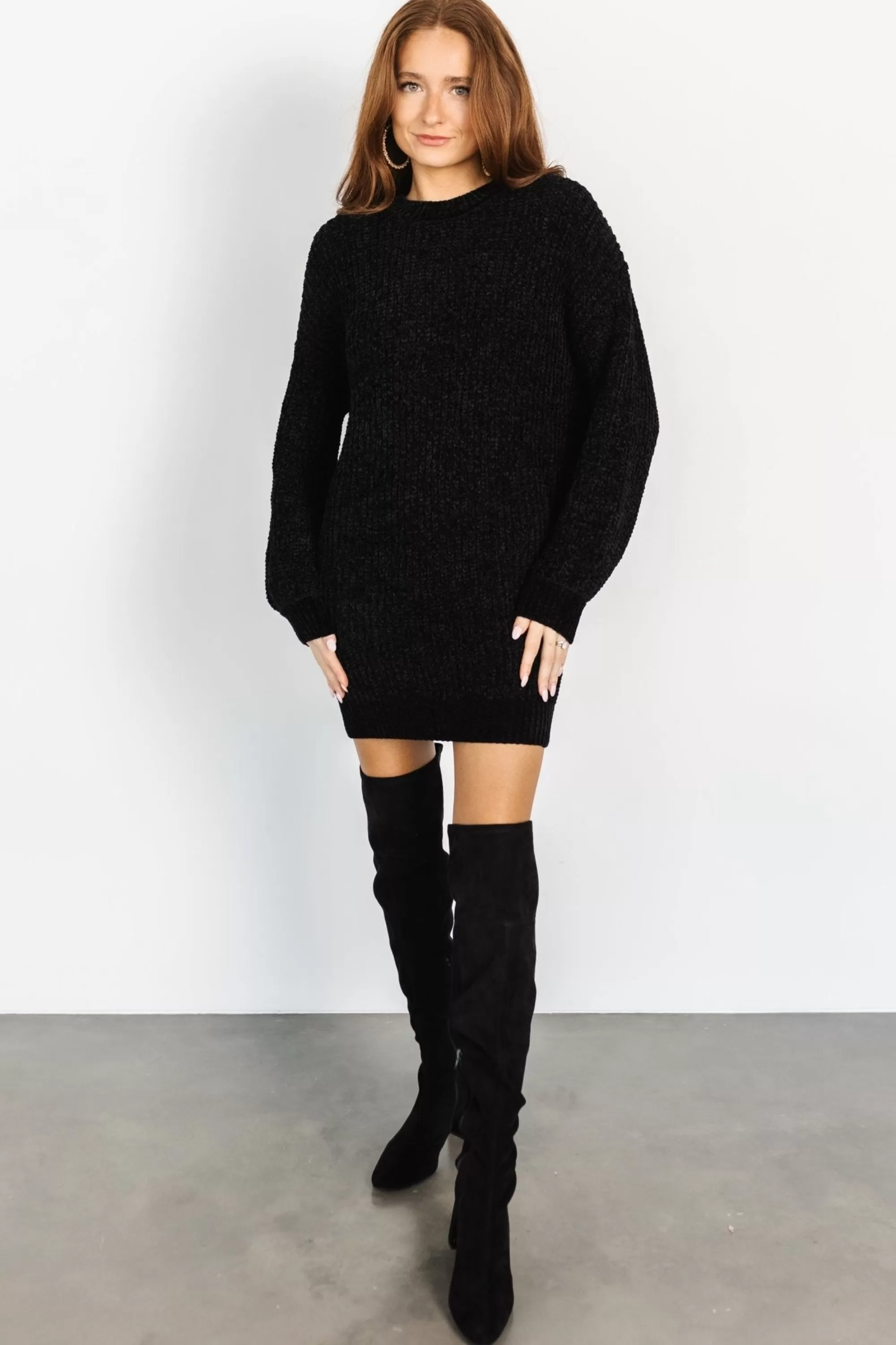 Baltic Born short dresses | TOPS | Christa Sweater Dress | Black