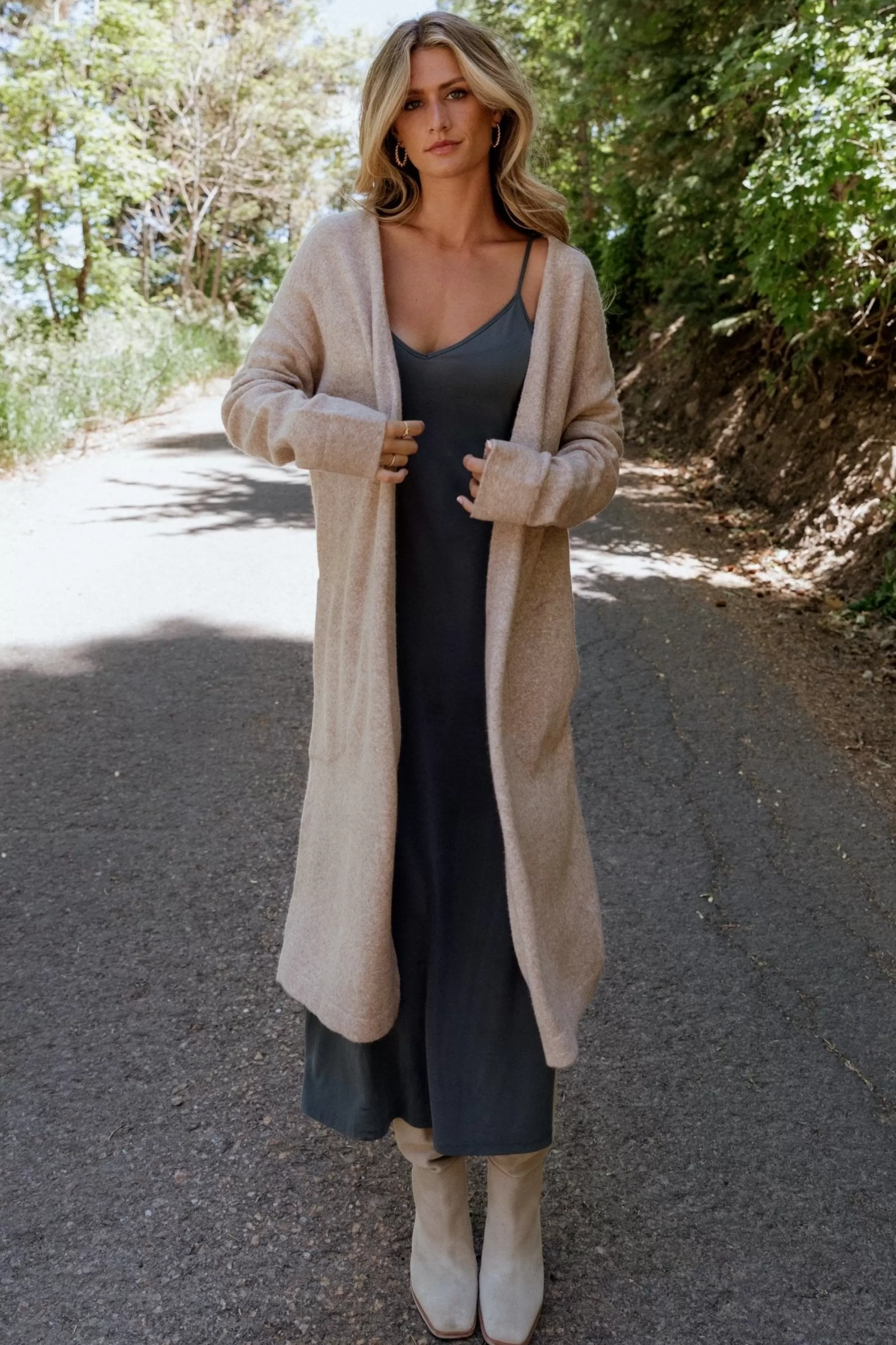 Baltic Born cardigans | Claire Cardigan | Taupe