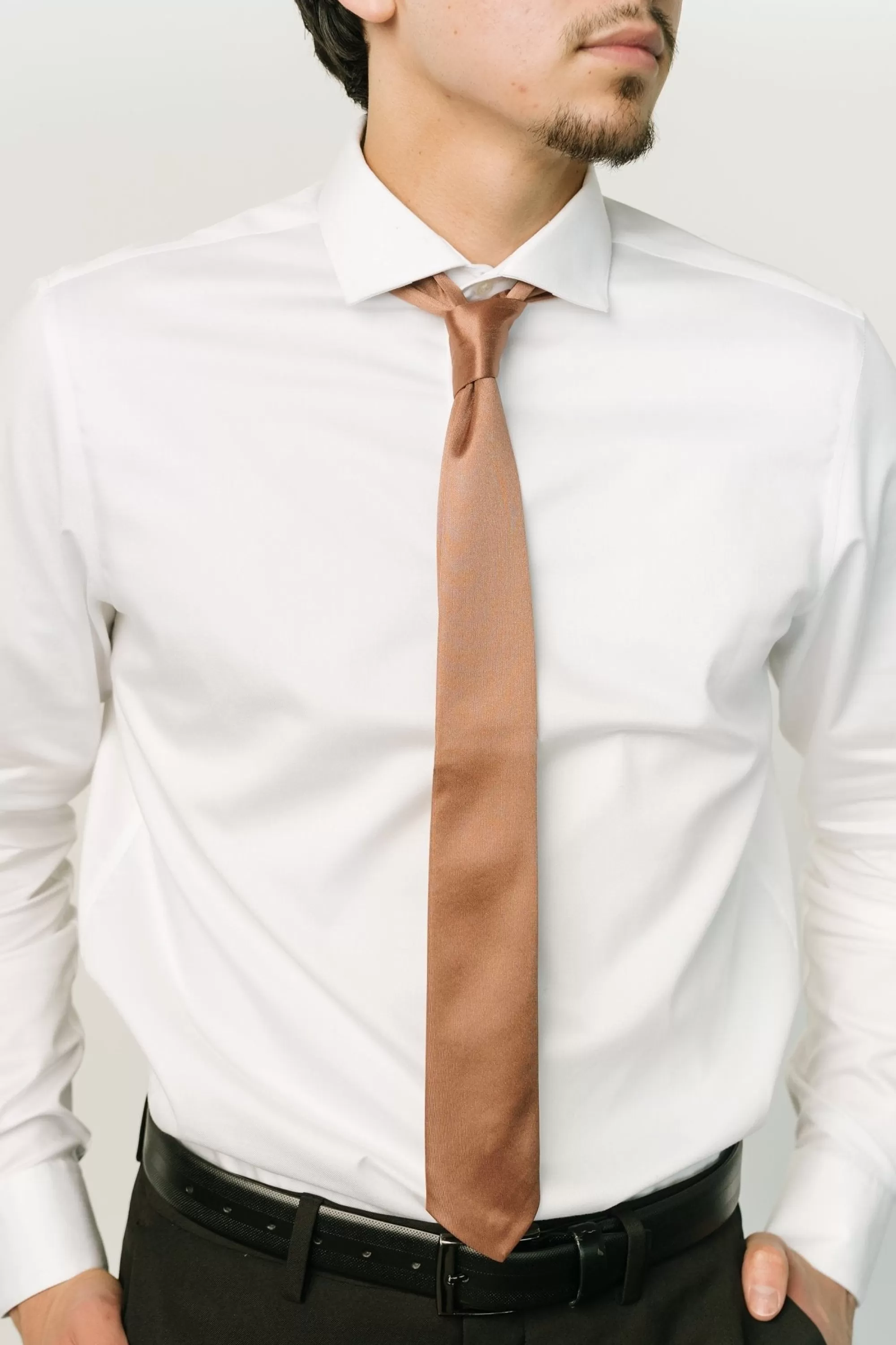 Baltic Born COMING SOON | Classic Satin Tie | Bronze