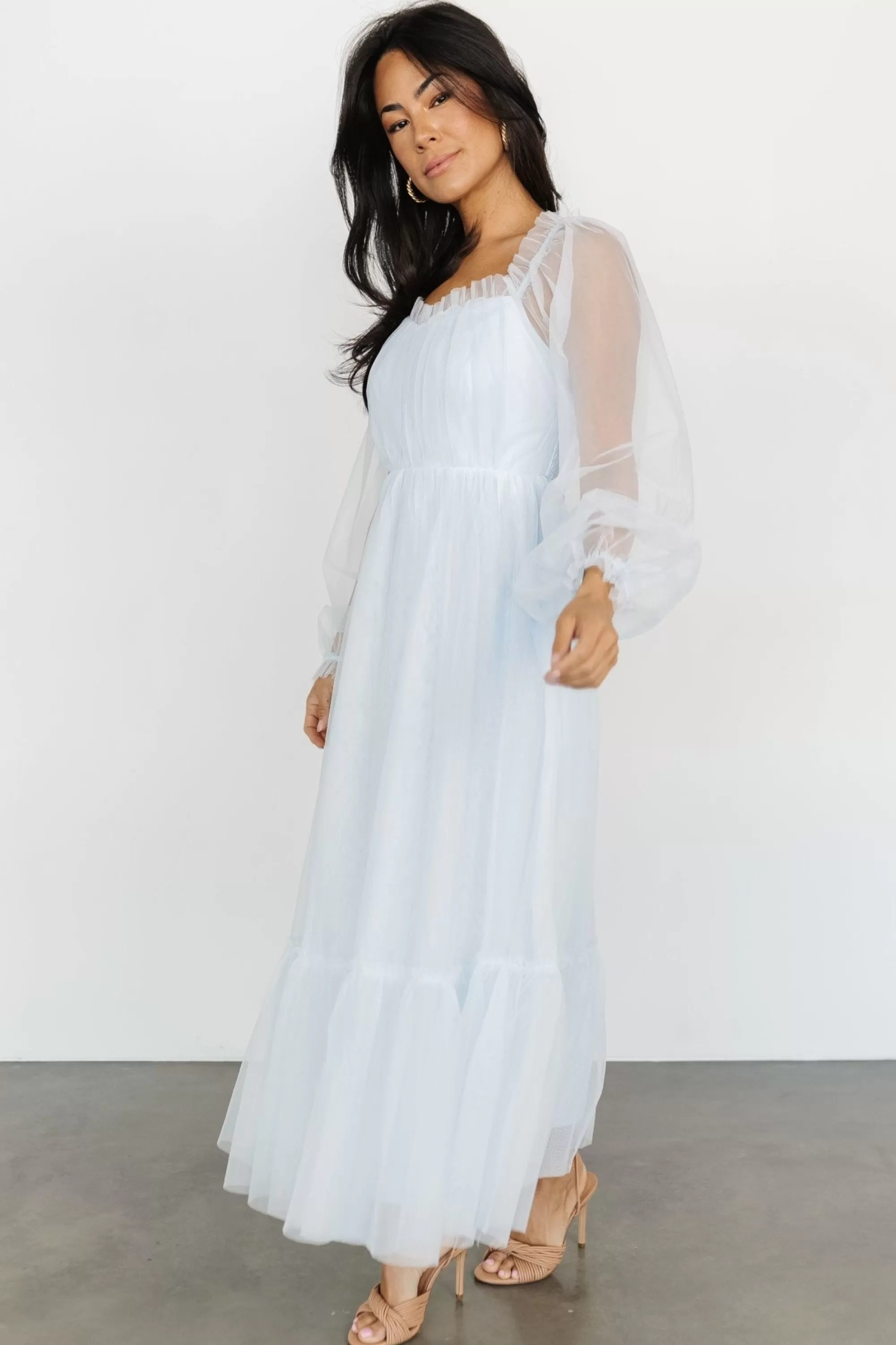 Baltic Born tulle styles | Cleobelle Maxi Dress | Ethereal Blue