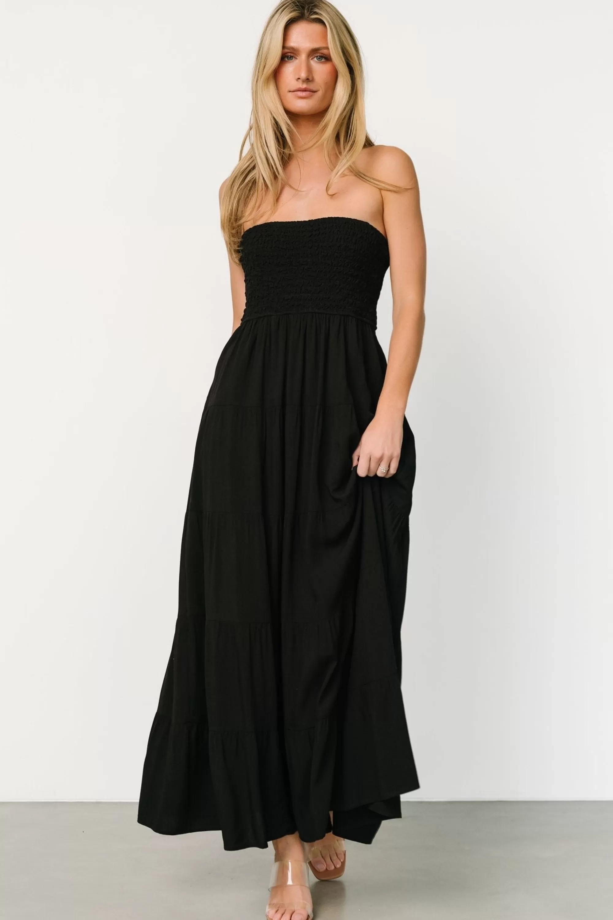 Baltic Born DRESSES | maxi dresses | Domenica Strapless Maxi Dress | Black