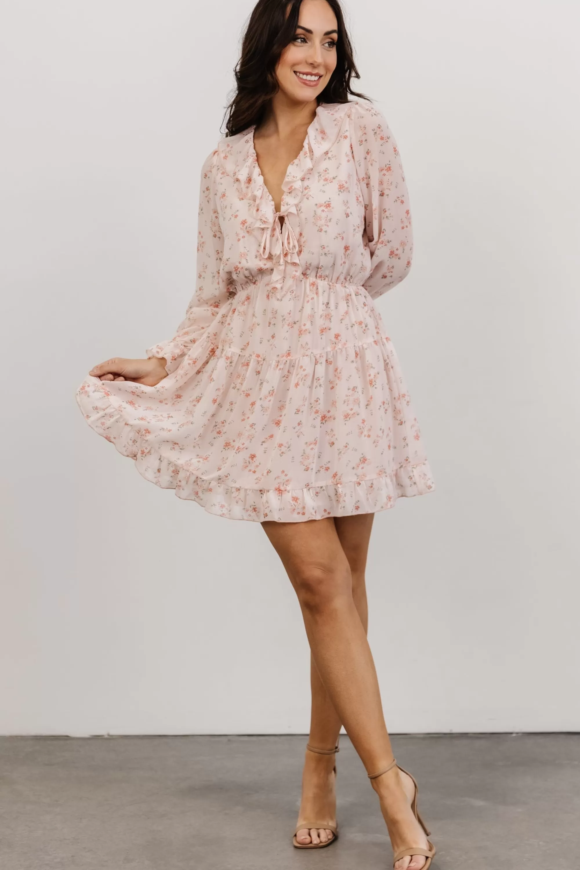 Baltic Born SALE | Doris Mini Dress | Blush Floral