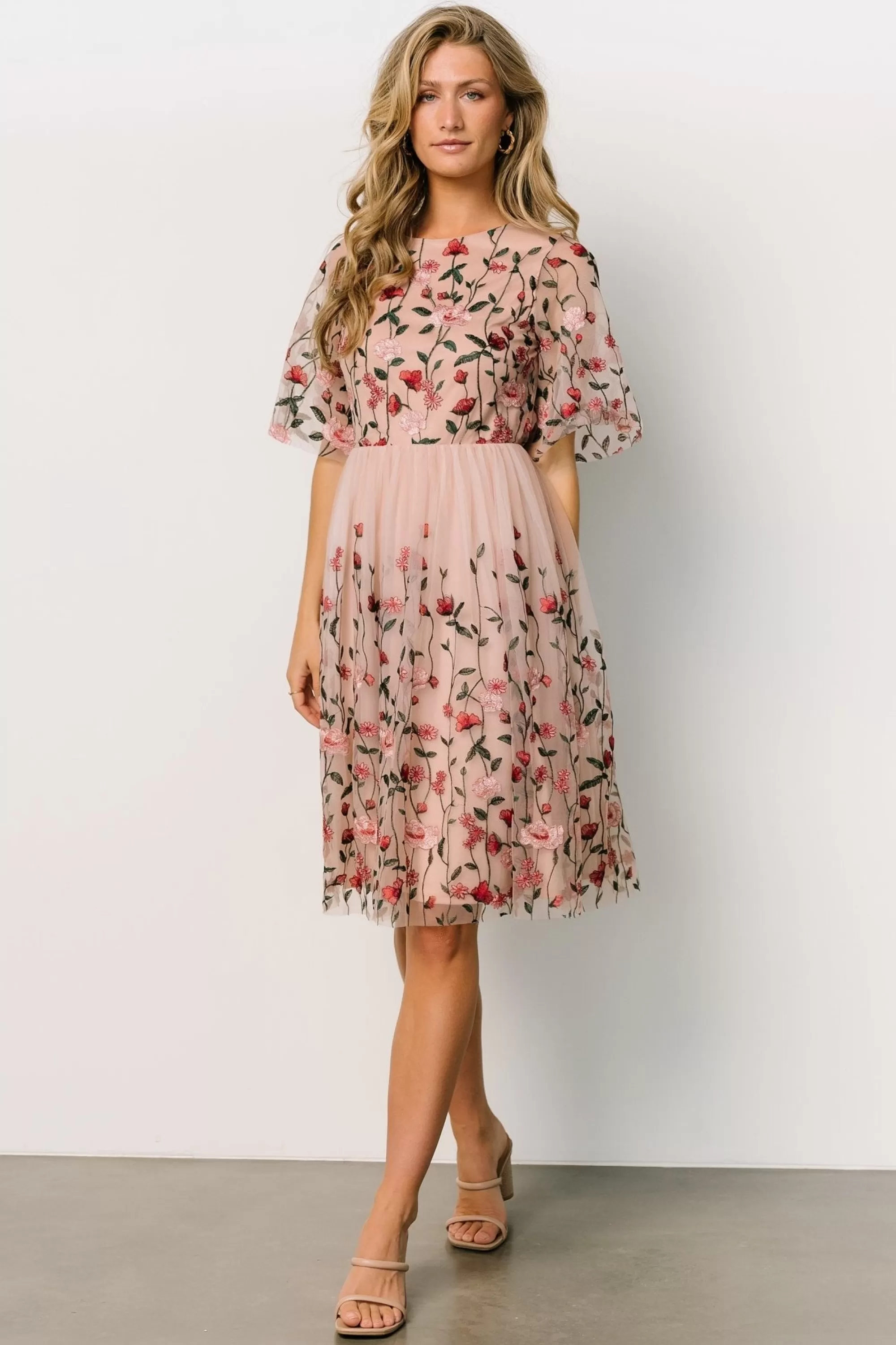 Baltic Born short dresses | Duchess Tulle Dress | Rose Garden