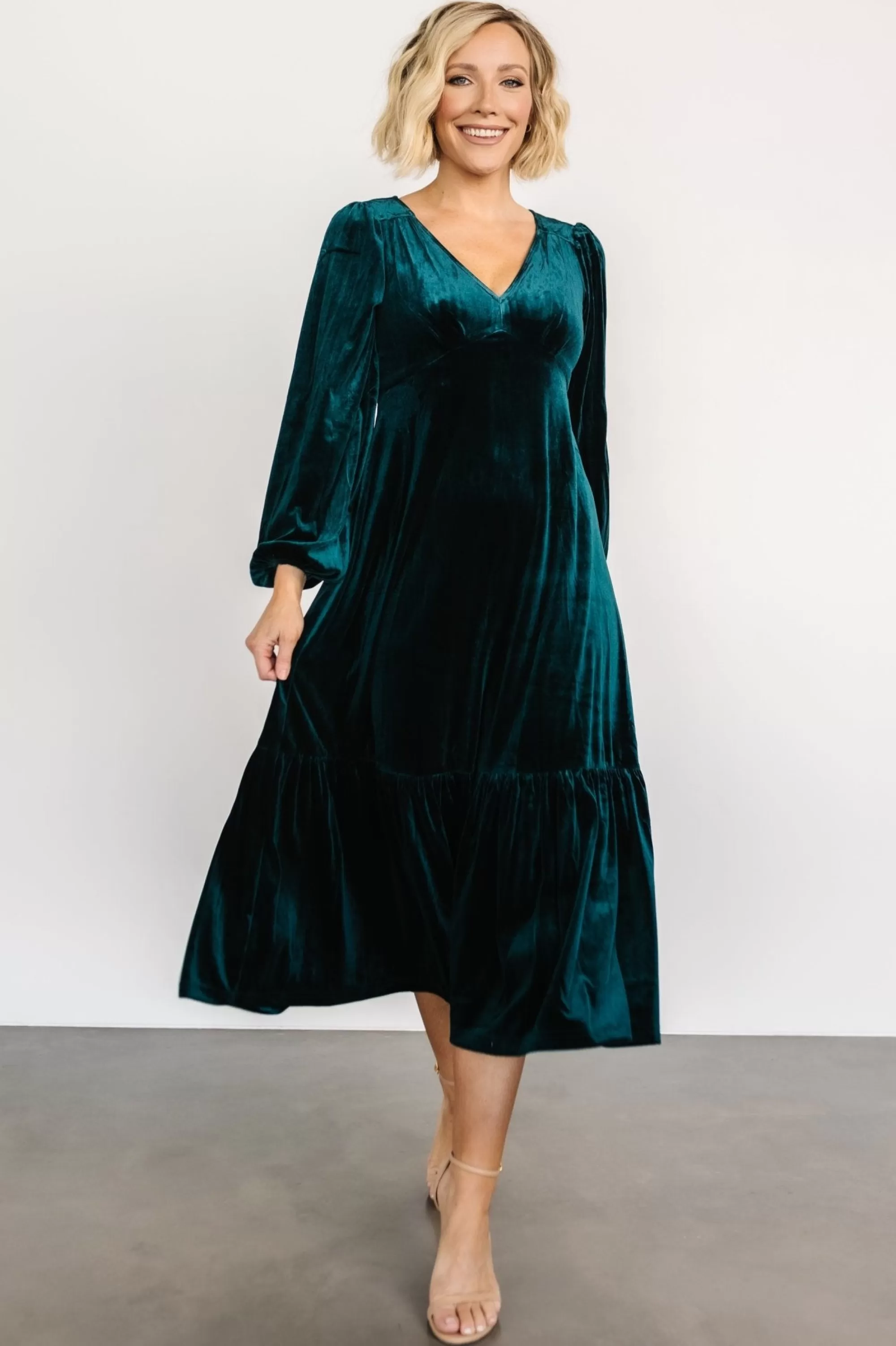 Baltic Born maxi dresses | WEDDING SUITE | Erika Velvet Maxi Dress | Jade