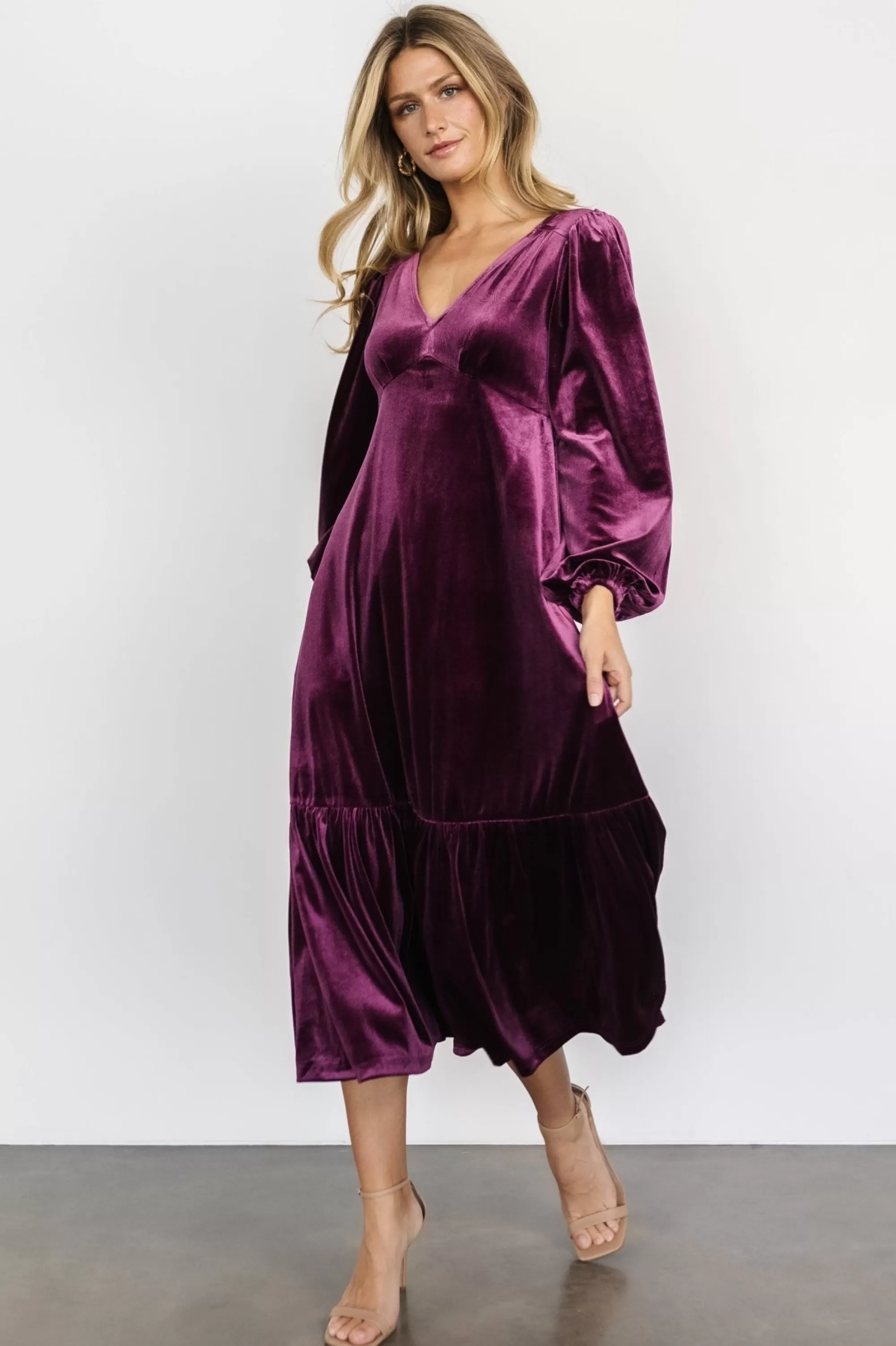 Baltic Born maxi dresses | WEDDING SUITE | Erika Velvet Maxi Dress | Sugar Plum