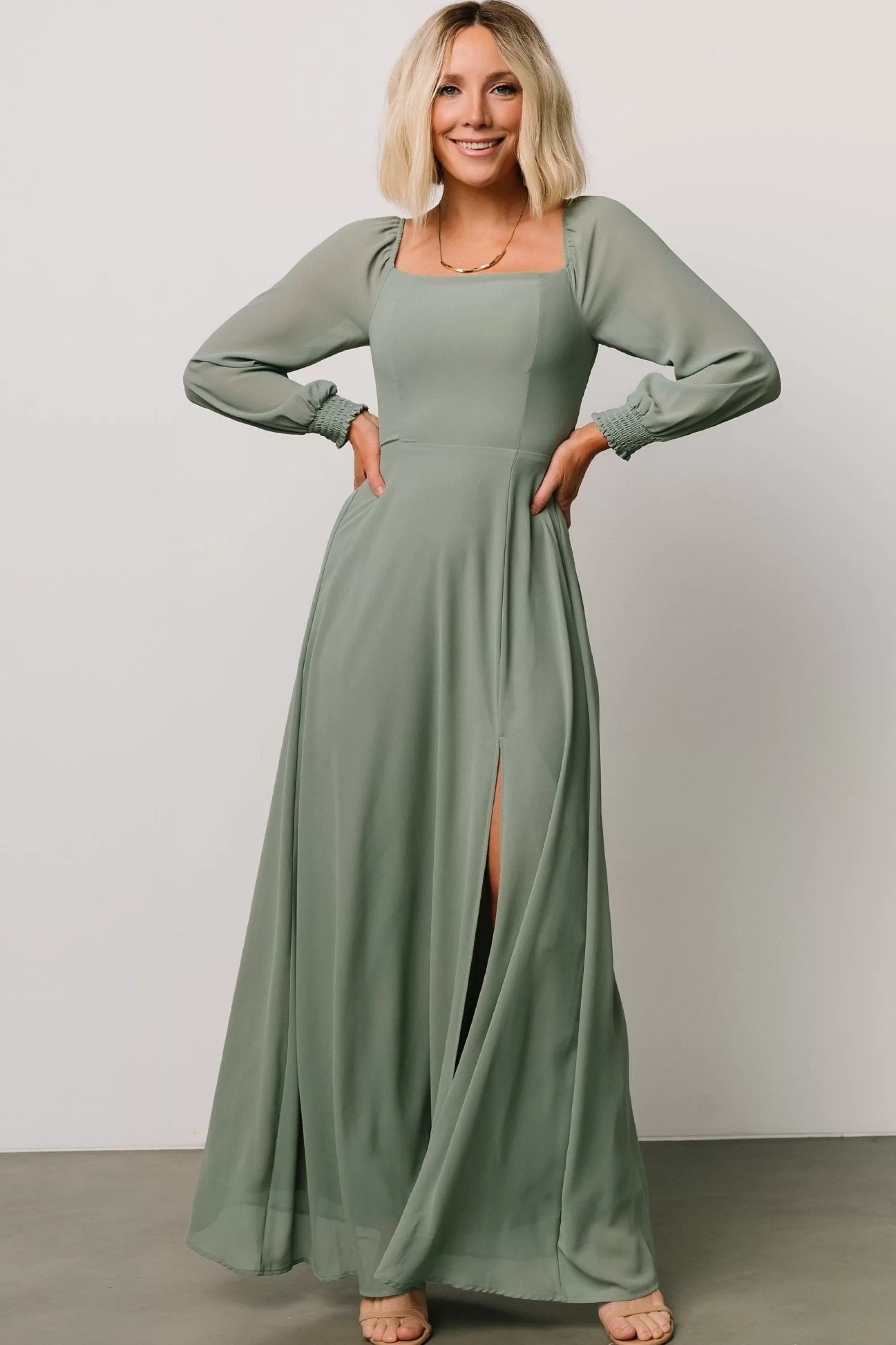 Baltic Born maxi dresses | WEDDING SUITE | Giselle Maxi Dress | Eucalyptus