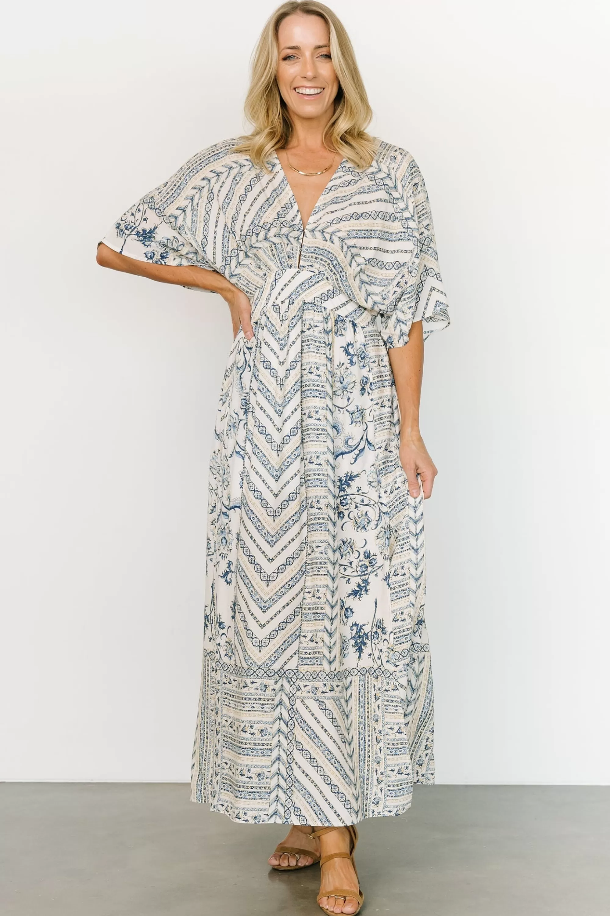 Baltic Born maxi dresses | Hawkins Kimono Maxi Dress | Blue Print