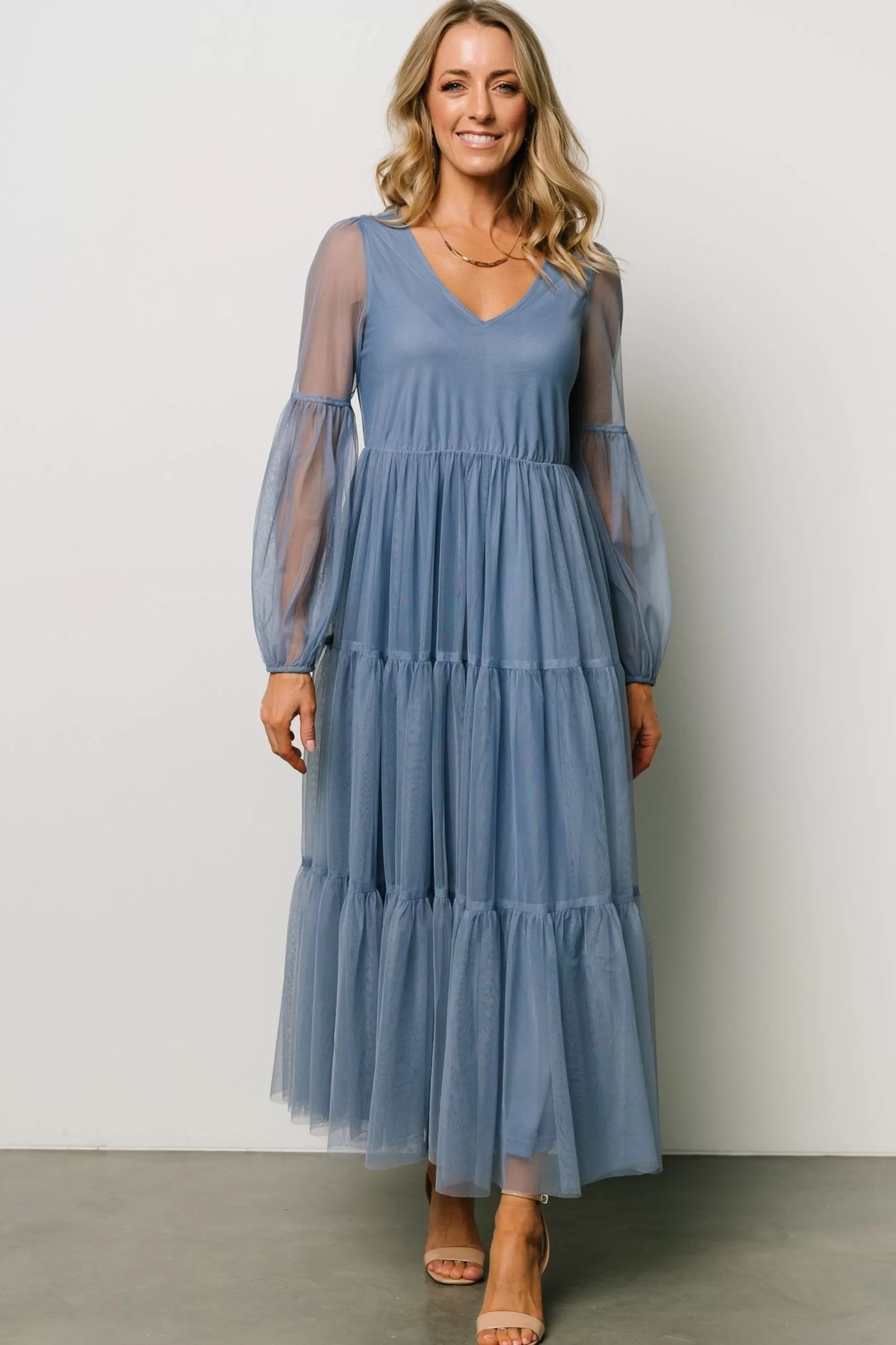 Baltic Born tulle styles | COMING SOON | Hoffman Tulle Maxi Dress | Whisper Blue