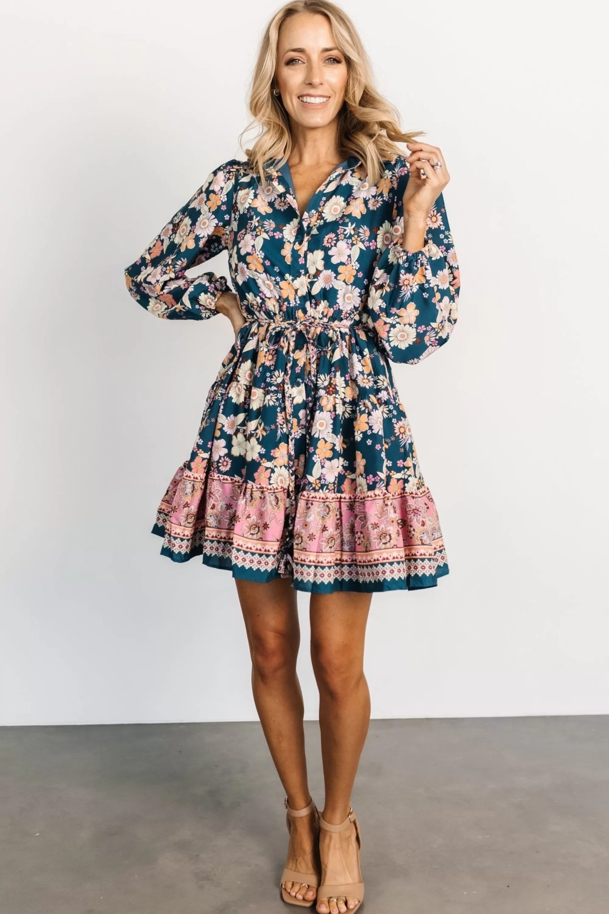 Baltic Born cover up | Jane Short Dress | Jade Multi