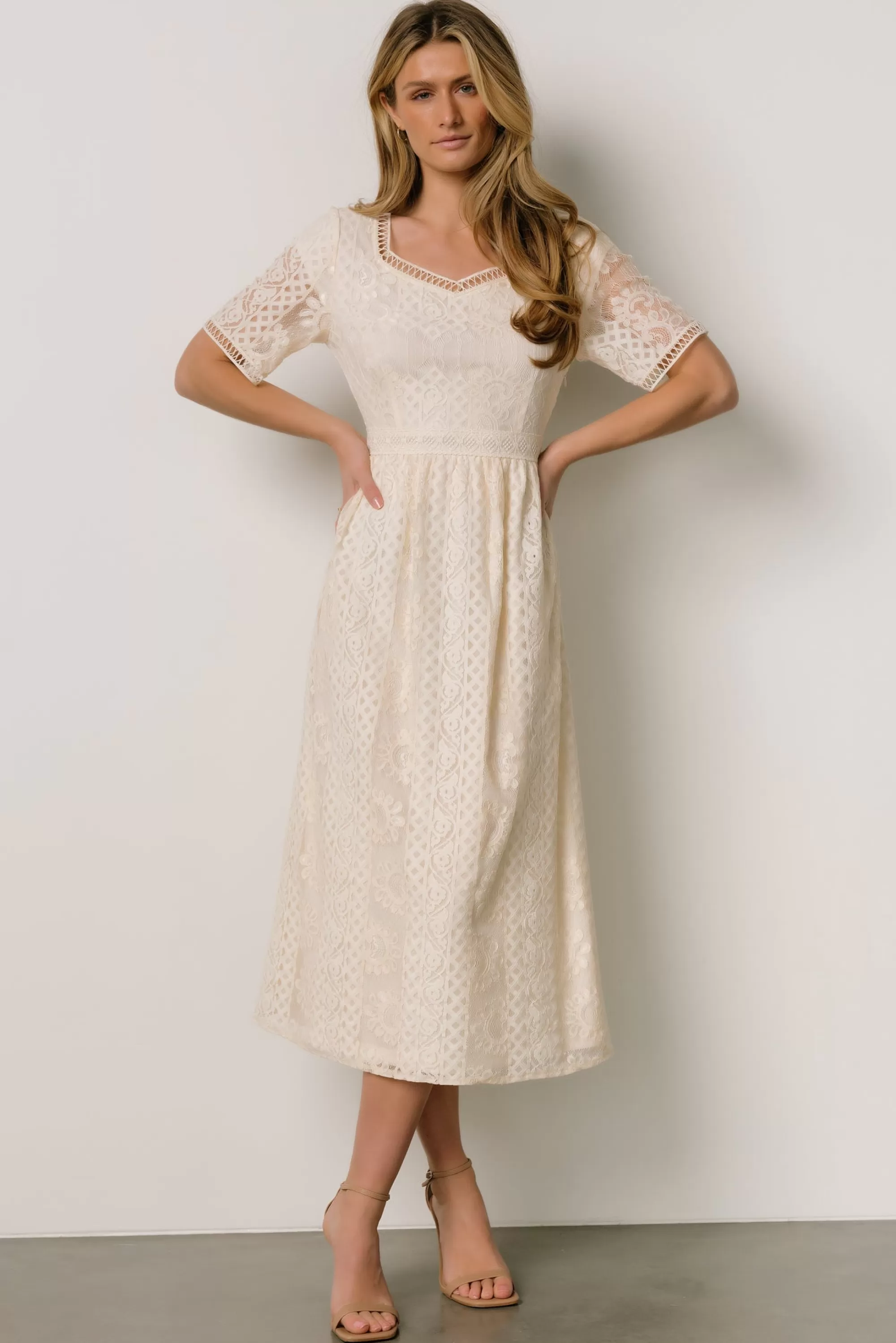 Baltic Born SALE | Kody Lace Dress | Ivory