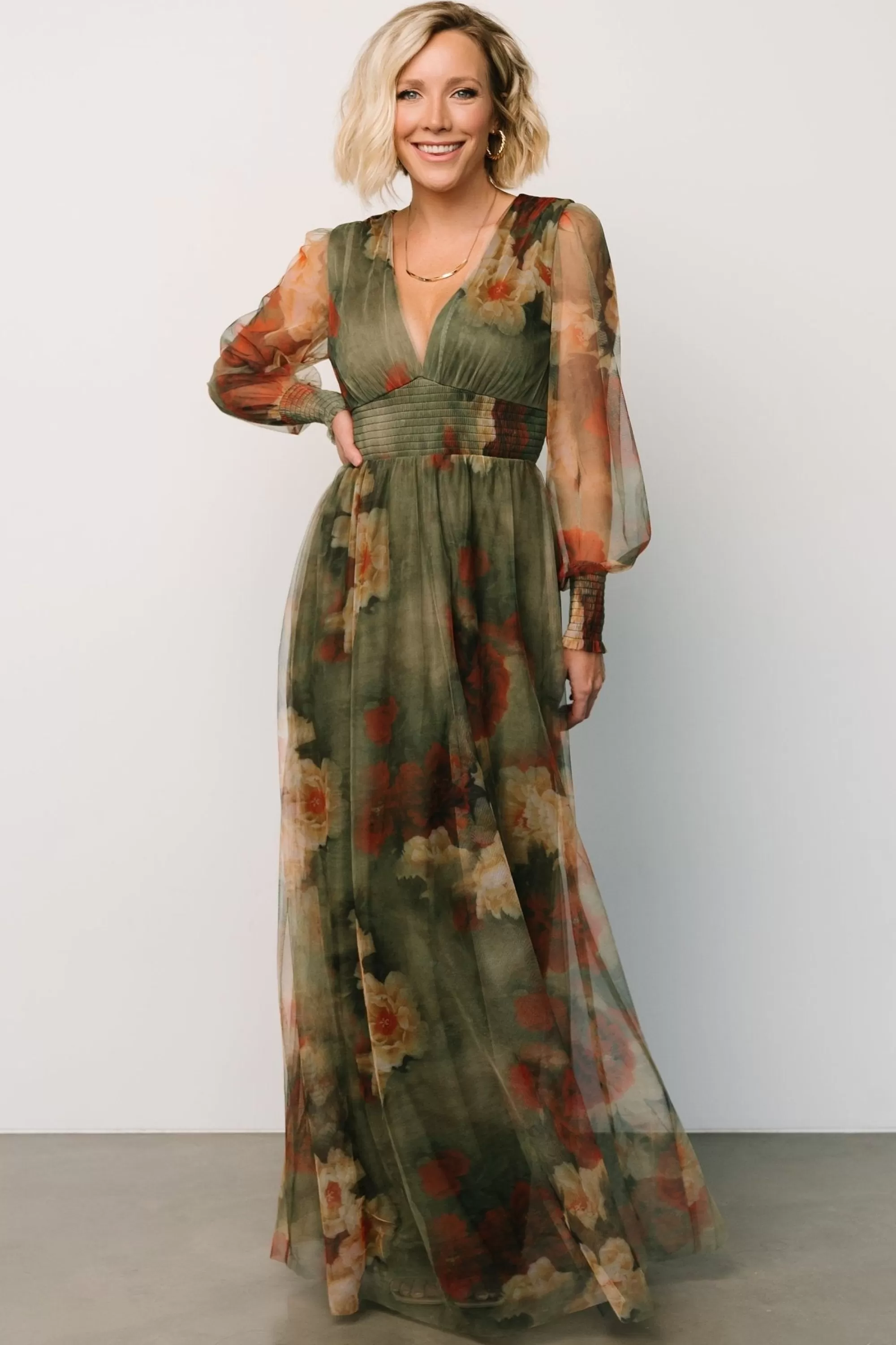 Baltic Born DRESSES | maxi dresses | Layla Tulle Maxi Dress | Olive + Rust