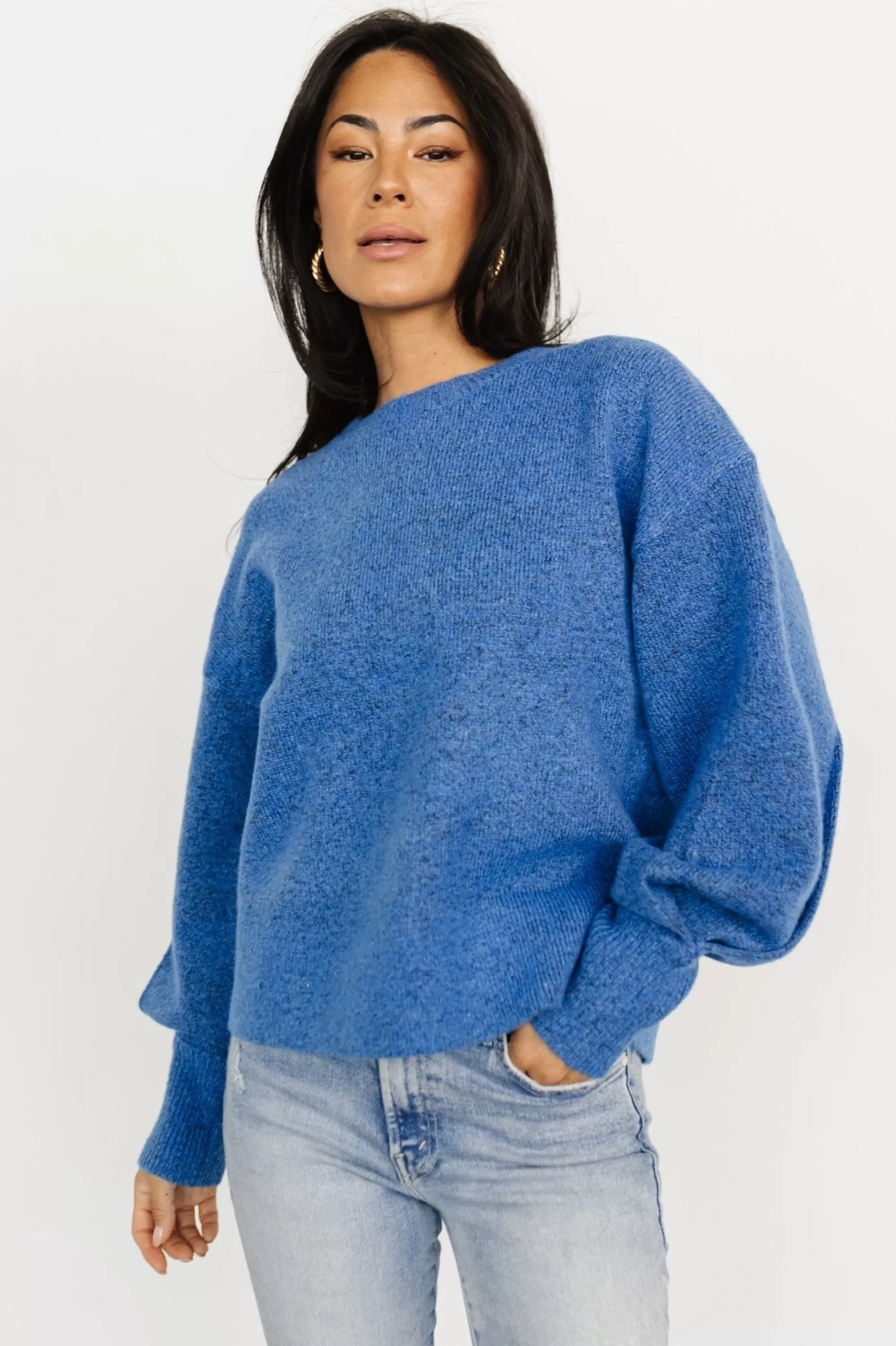 Baltic Born sweaters | Lublin Sweater | Blue