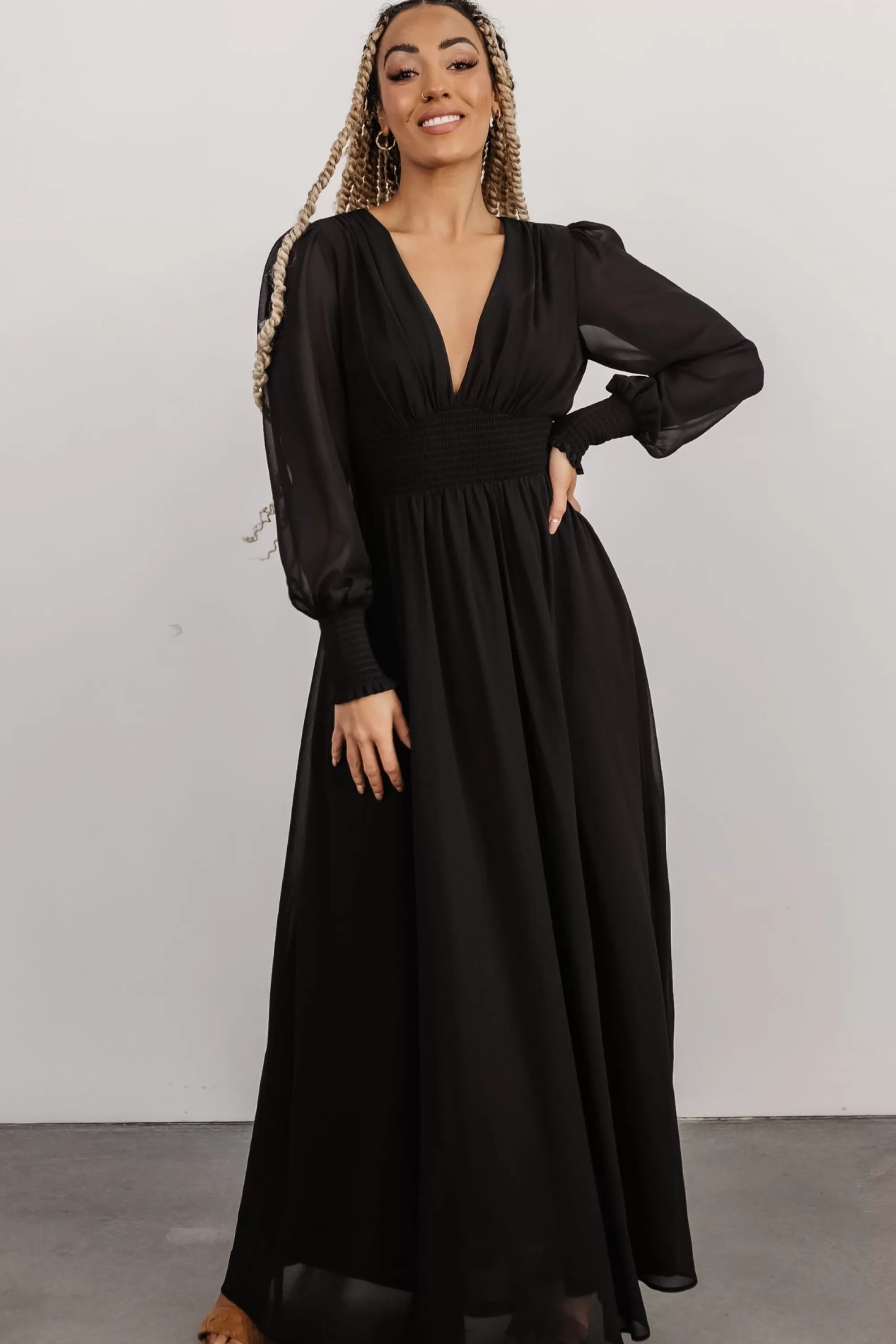 Baltic Born WEDDING SUITE | wedding guest | Olivia Maxi Dress | Black