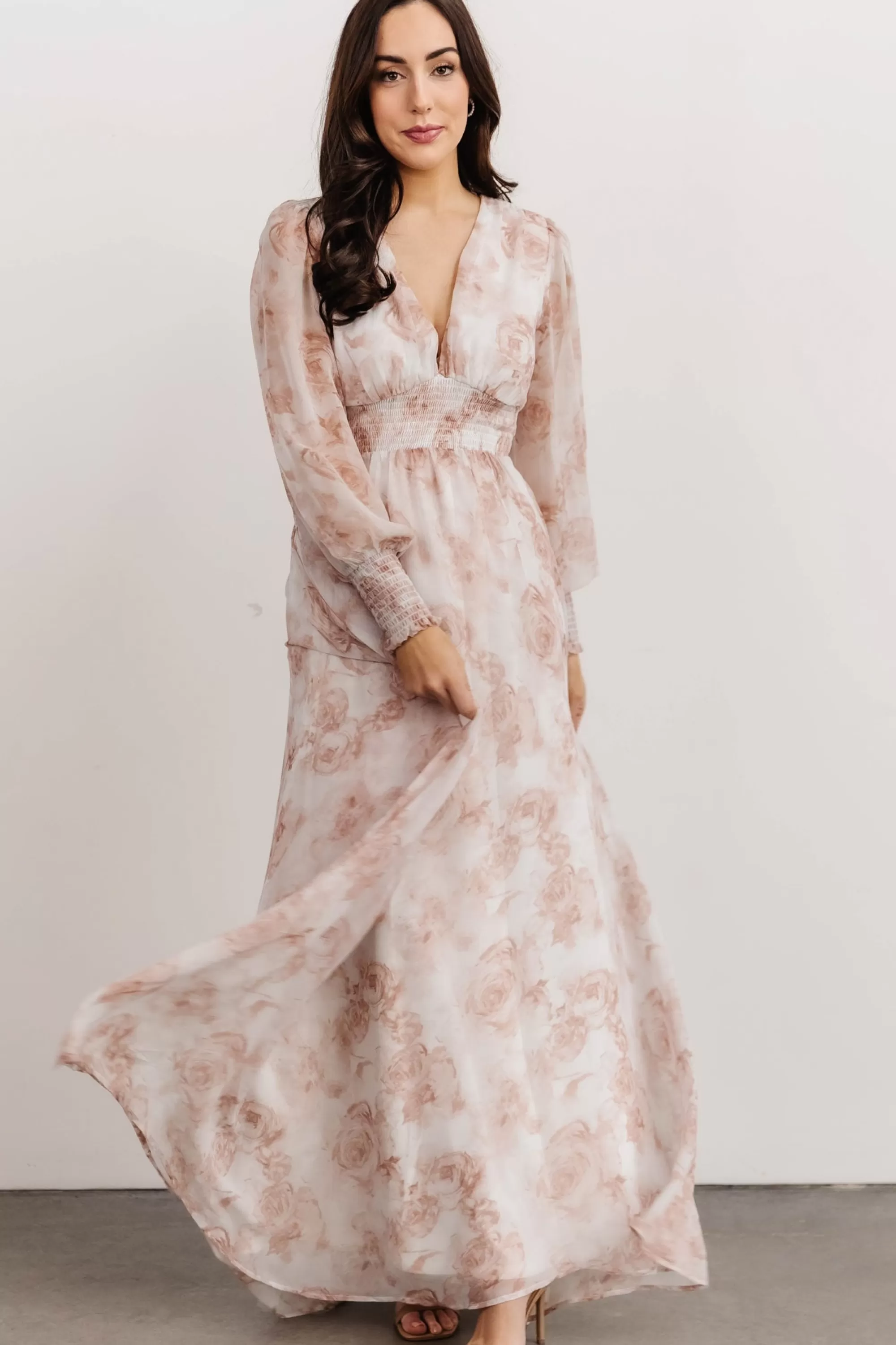 Baltic Born WEDDING SUITE | wedding guest | Olivia Maxi Dress | Pink Floral