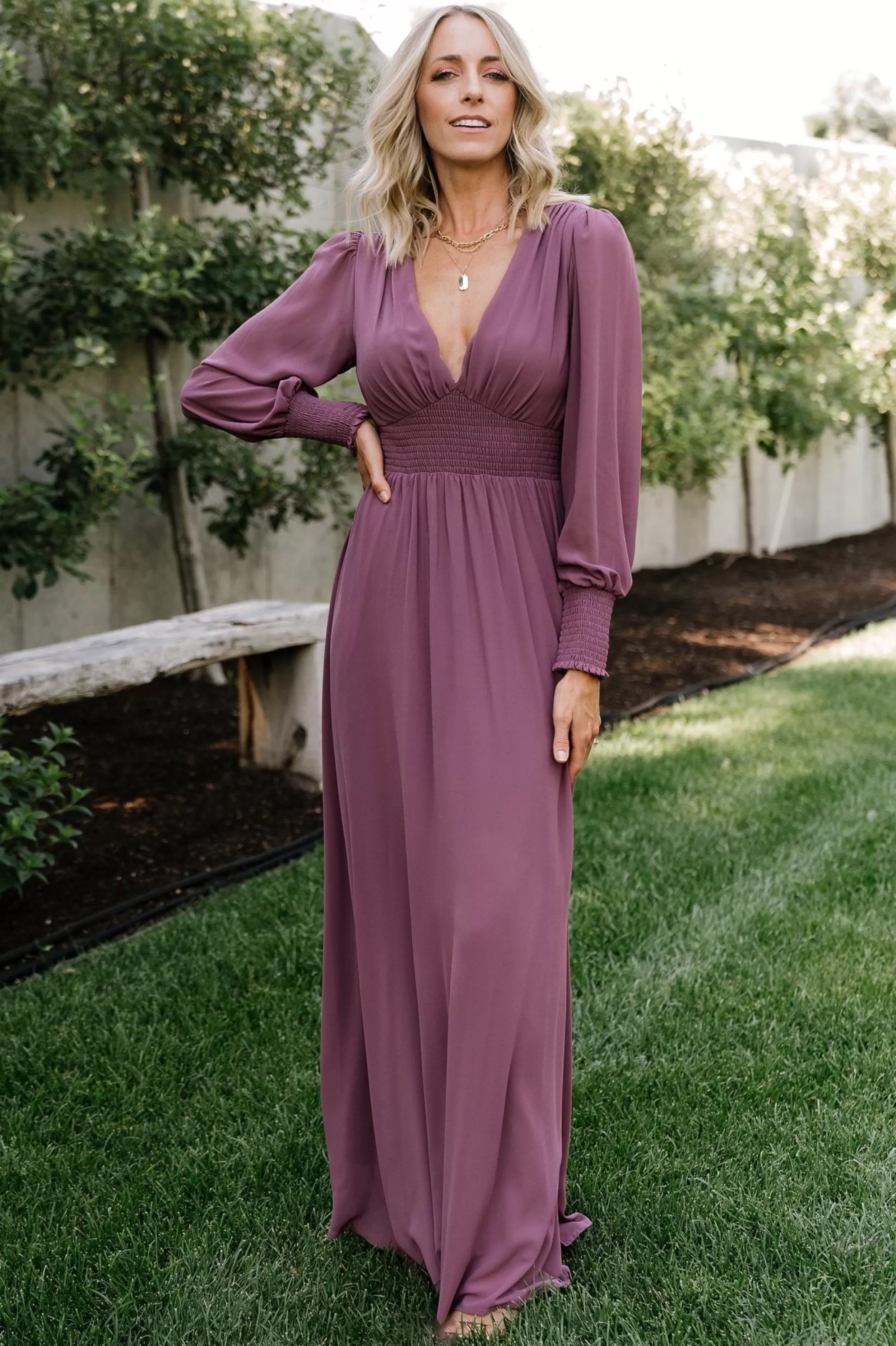 Baltic Born WEDDING SUITE | wedding guest | Olivia Maxi Dress | Vintage Plum