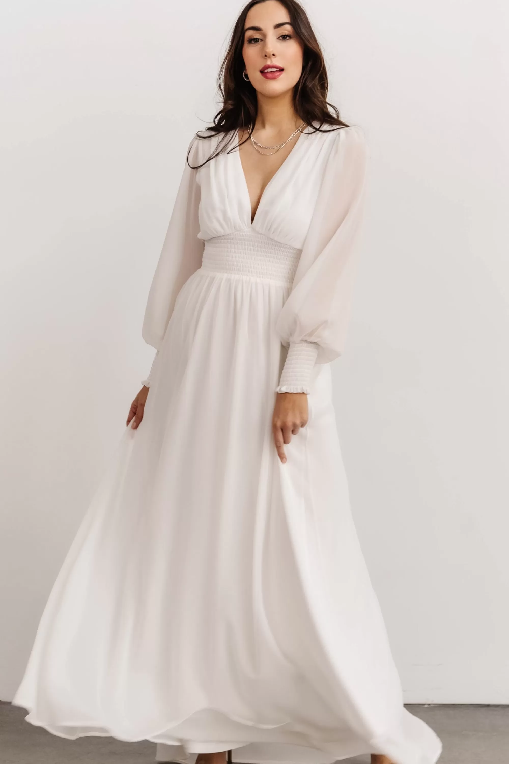 Baltic Born WEDDING SUITE | wedding guest | Olivia Maxi Dress | White