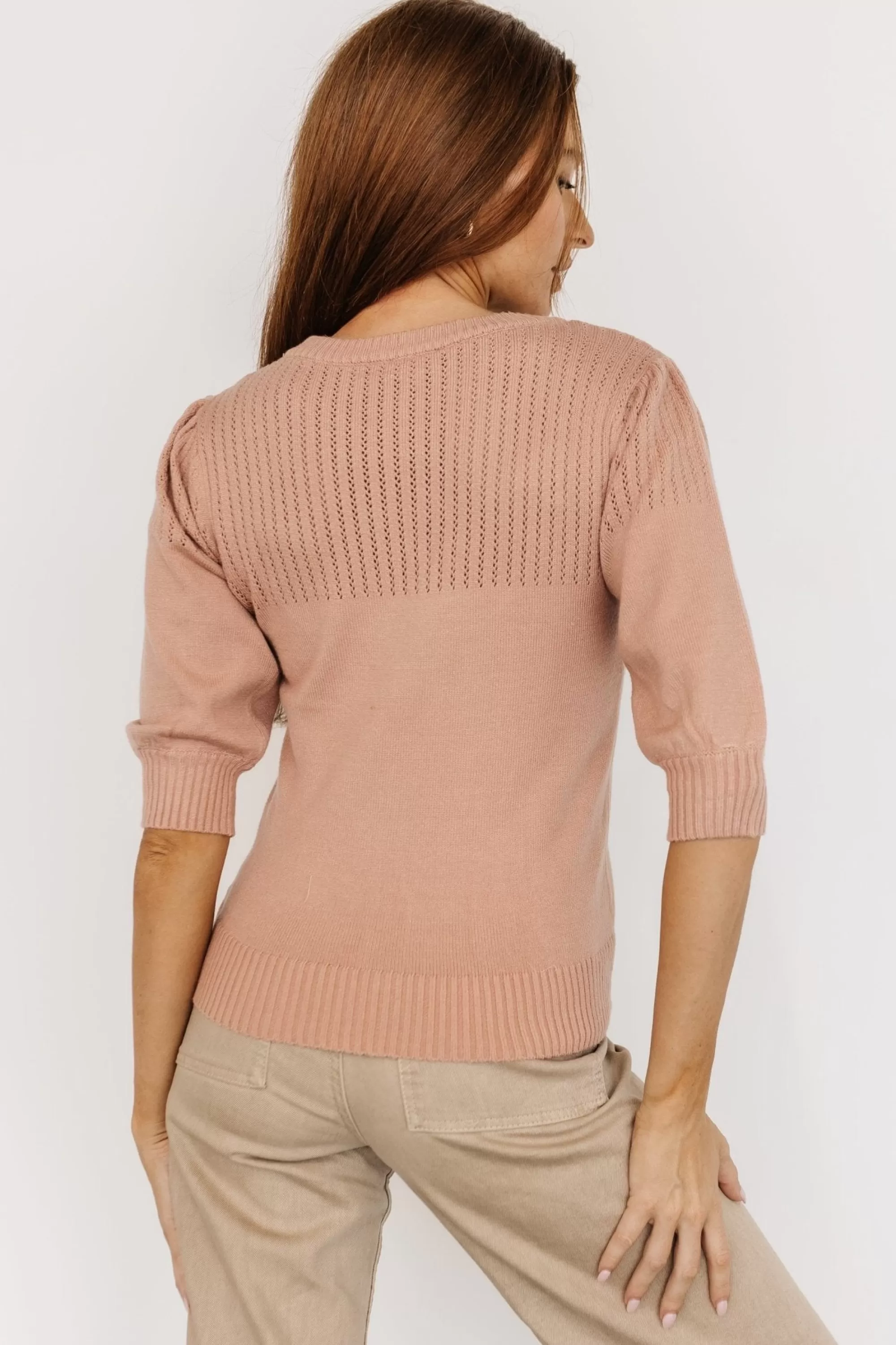 Baltic Born blouses + shirts | sweaters | Opal Knit Sweater | Vintage Rose