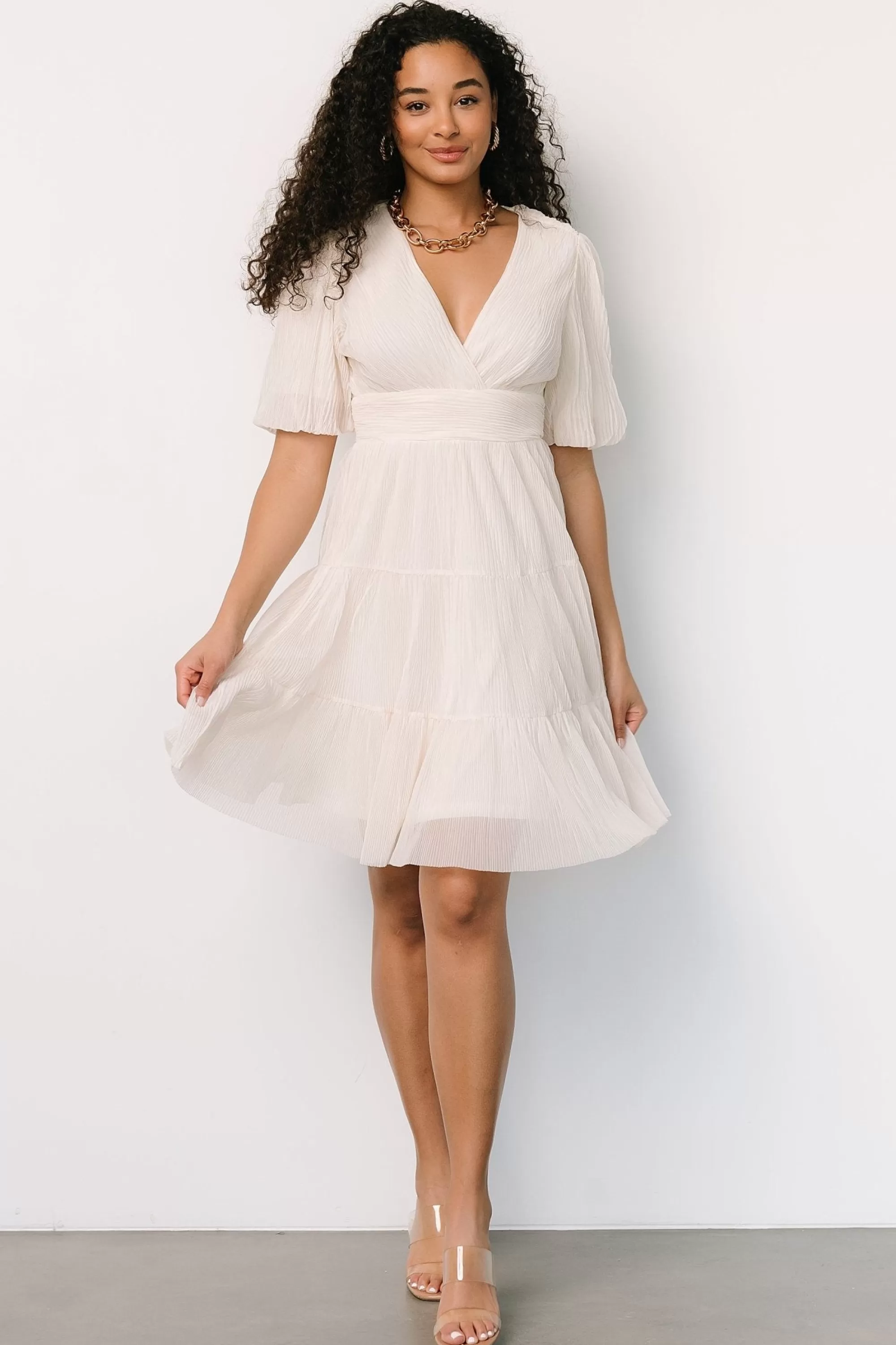 Baltic Born short dresses | Patrice Short Dress | Cream