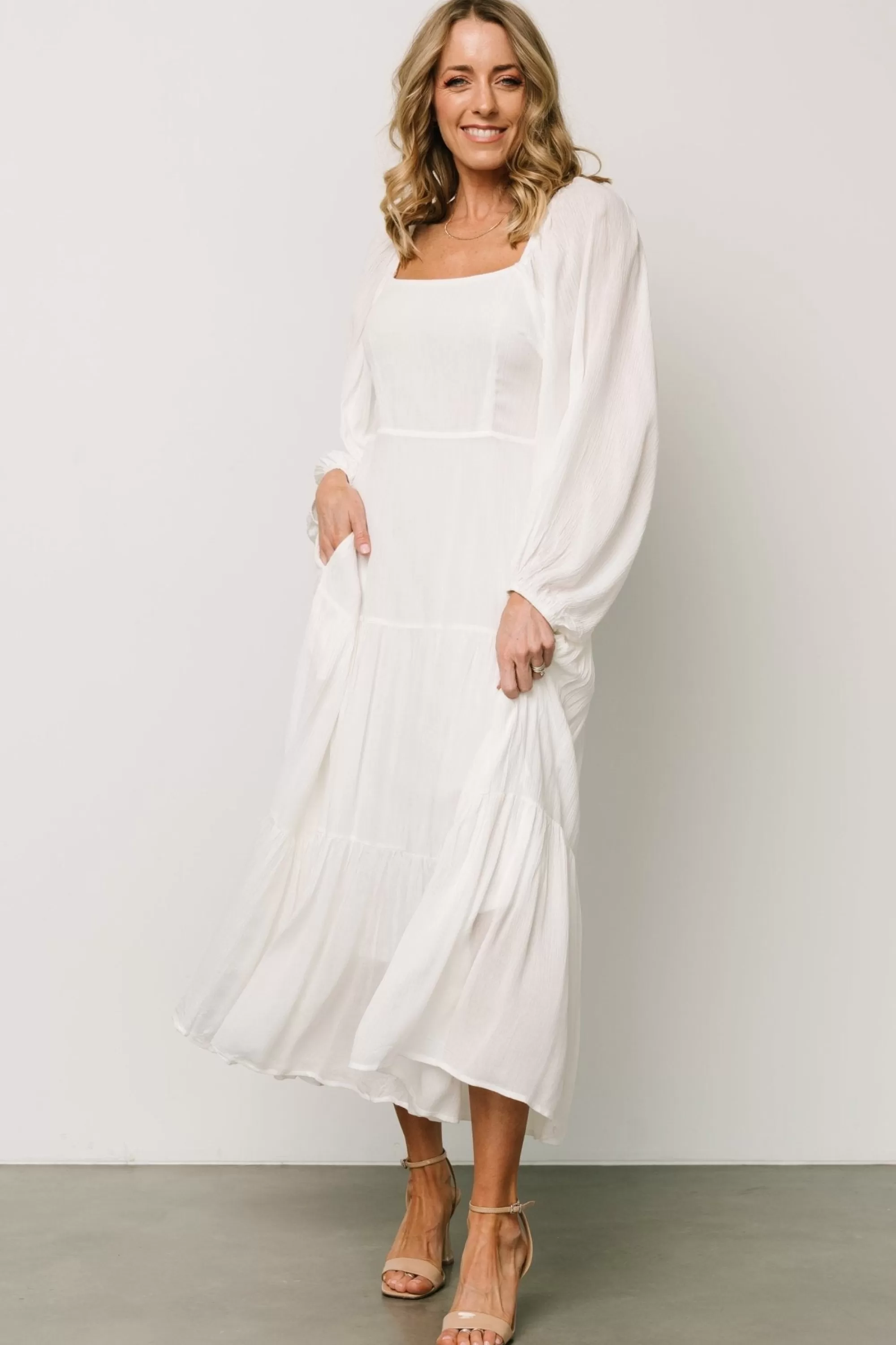 Baltic Born maxi dresses | Rachelle Maxi Dress | Off White