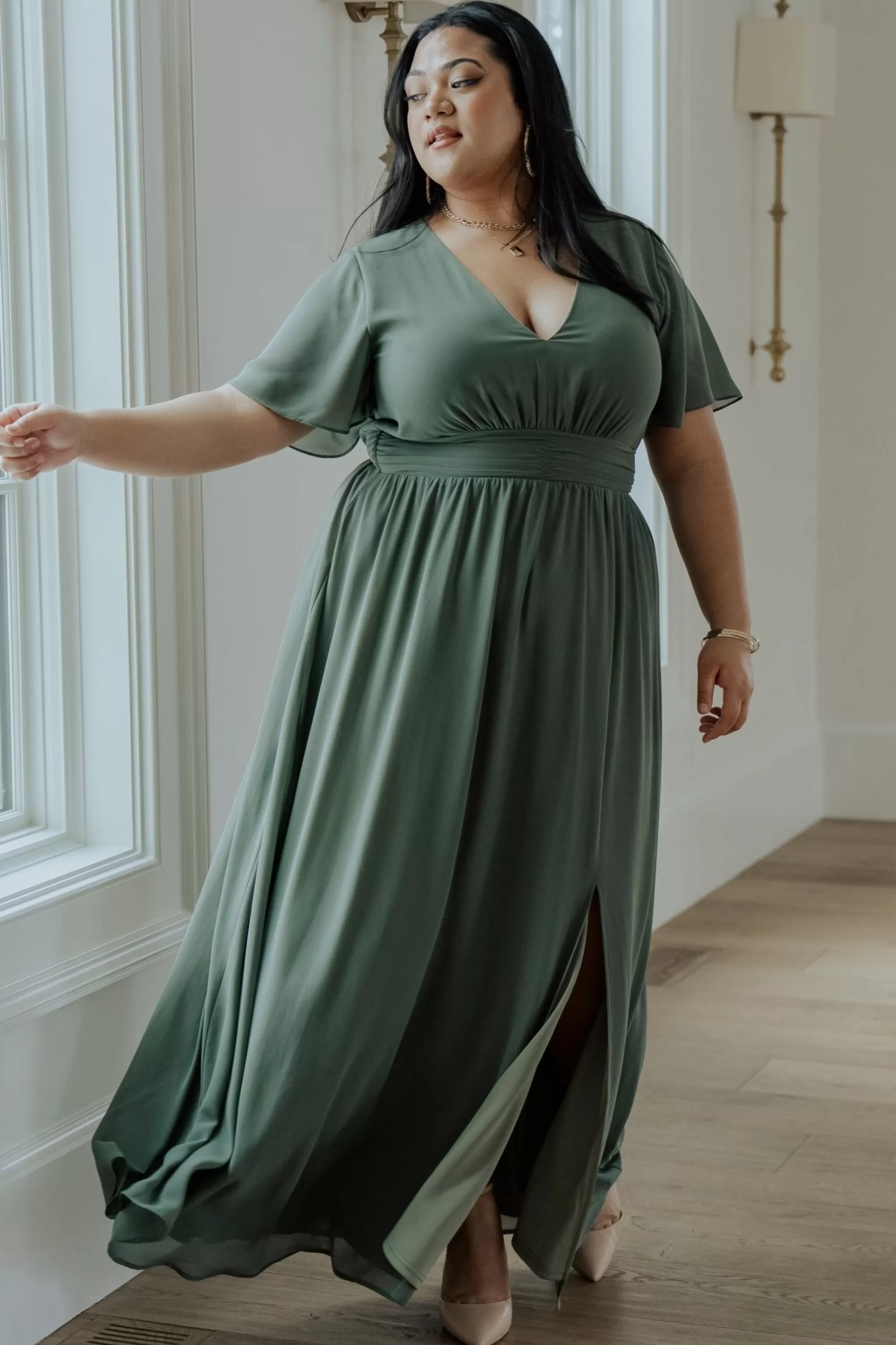 Baltic Born maxi dresses | WEDDING SUITE | Ramona Maxi Dress | Dark Sage