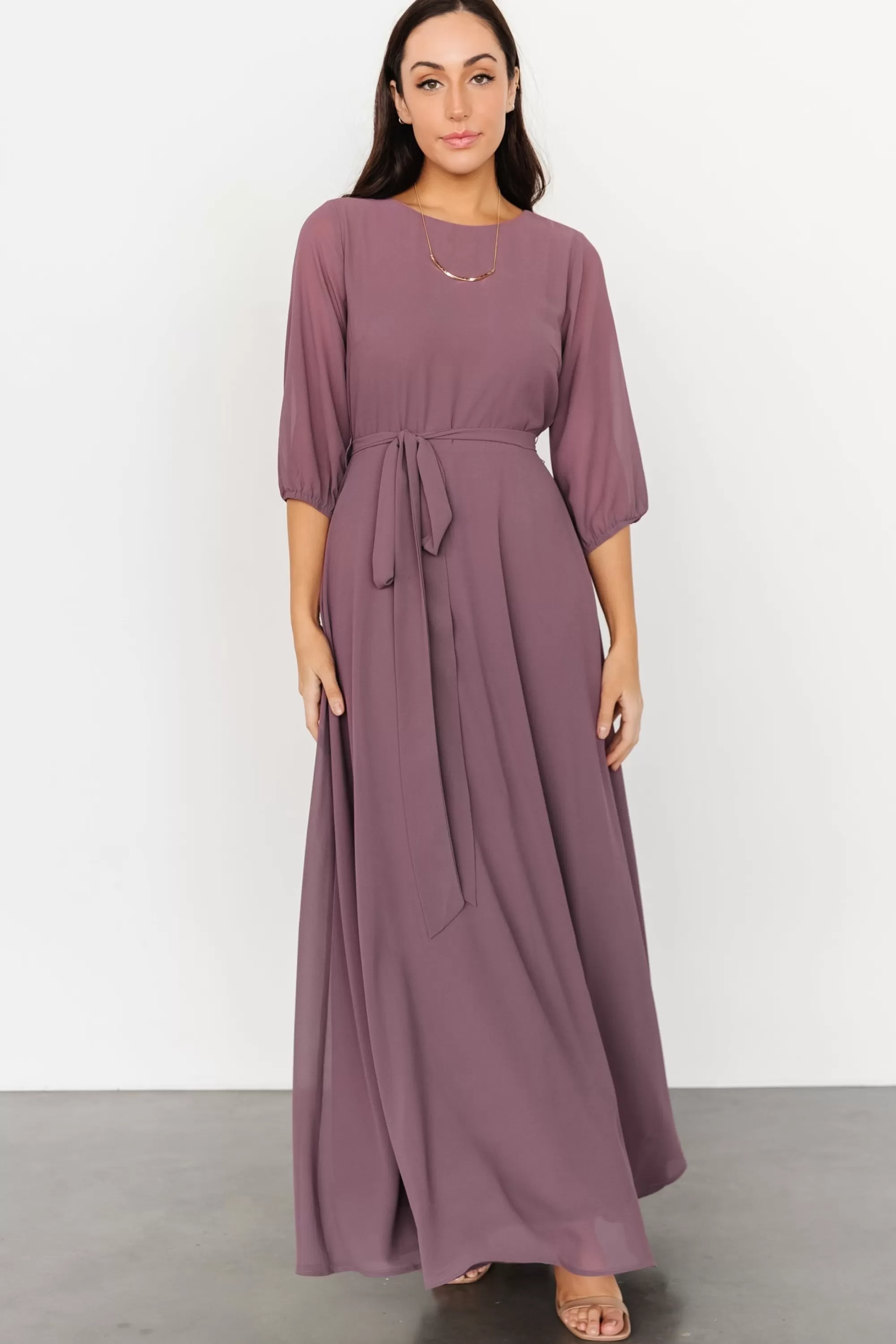 Baltic Born DRESSES | maxi dresses | Rebecca Maxi Dress | Vintage Plum