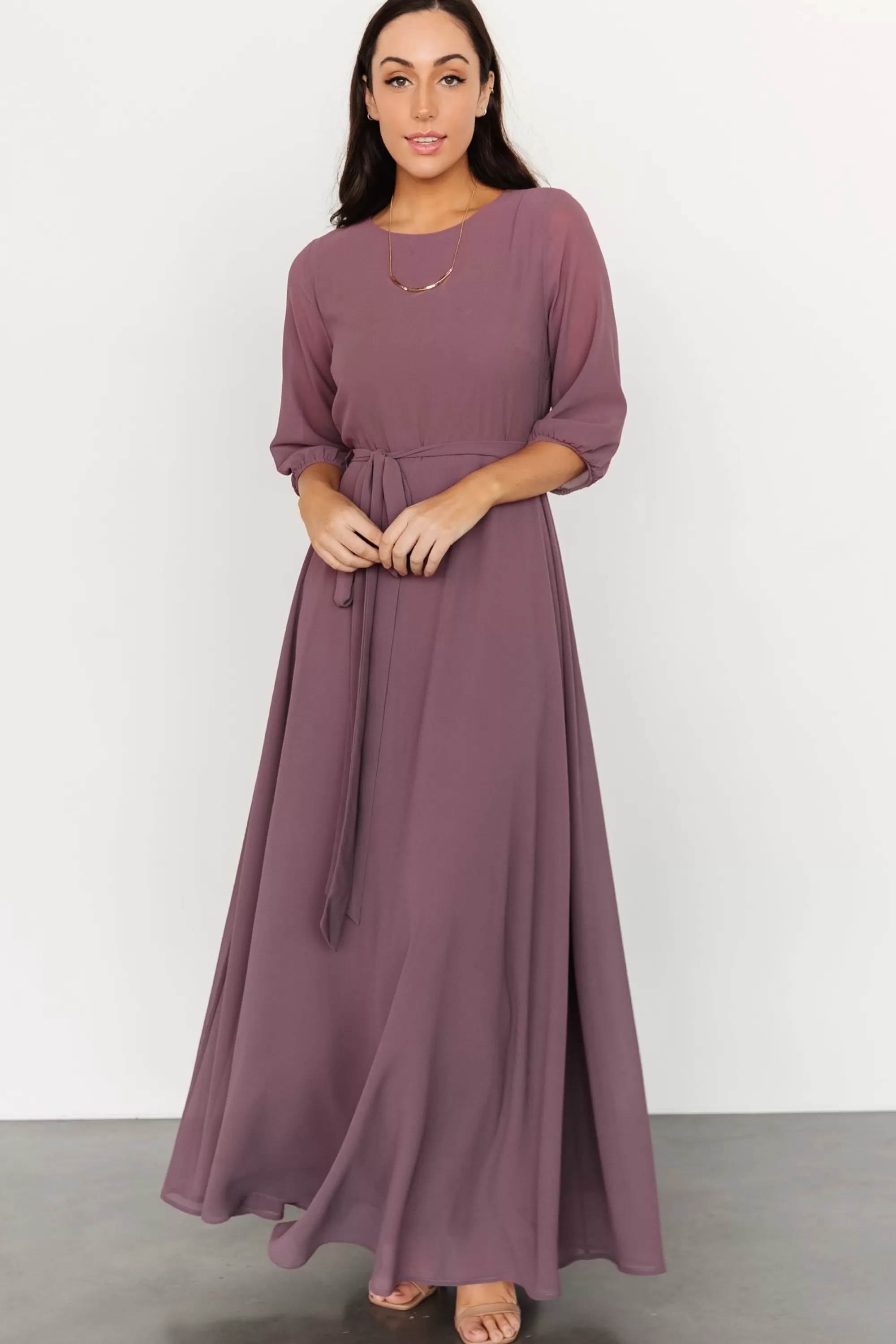 Baltic Born DRESSES | maxi dresses | Rebecca Maxi Dress | Vintage Plum