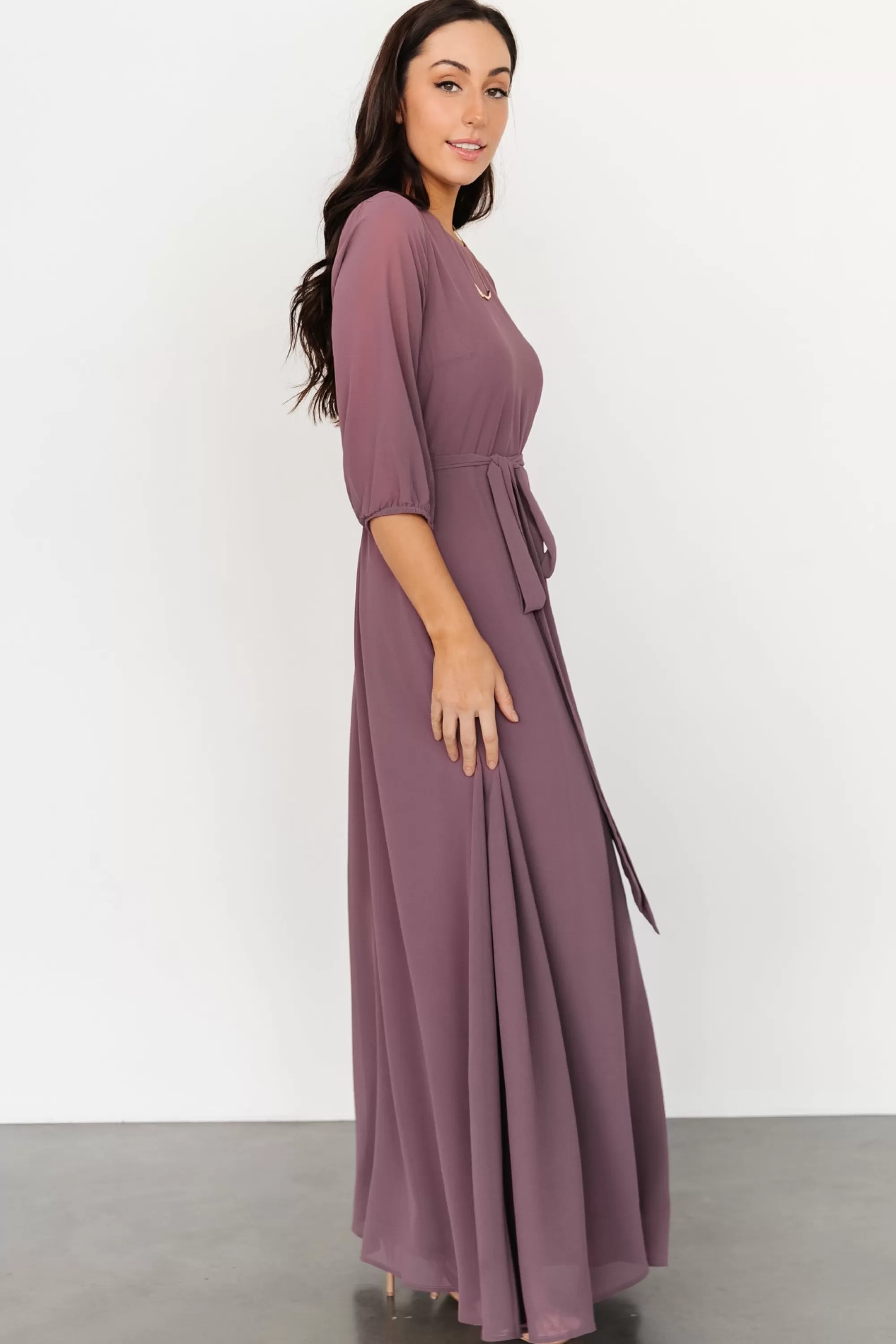 Baltic Born DRESSES | maxi dresses | Rebecca Maxi Dress | Vintage Plum
