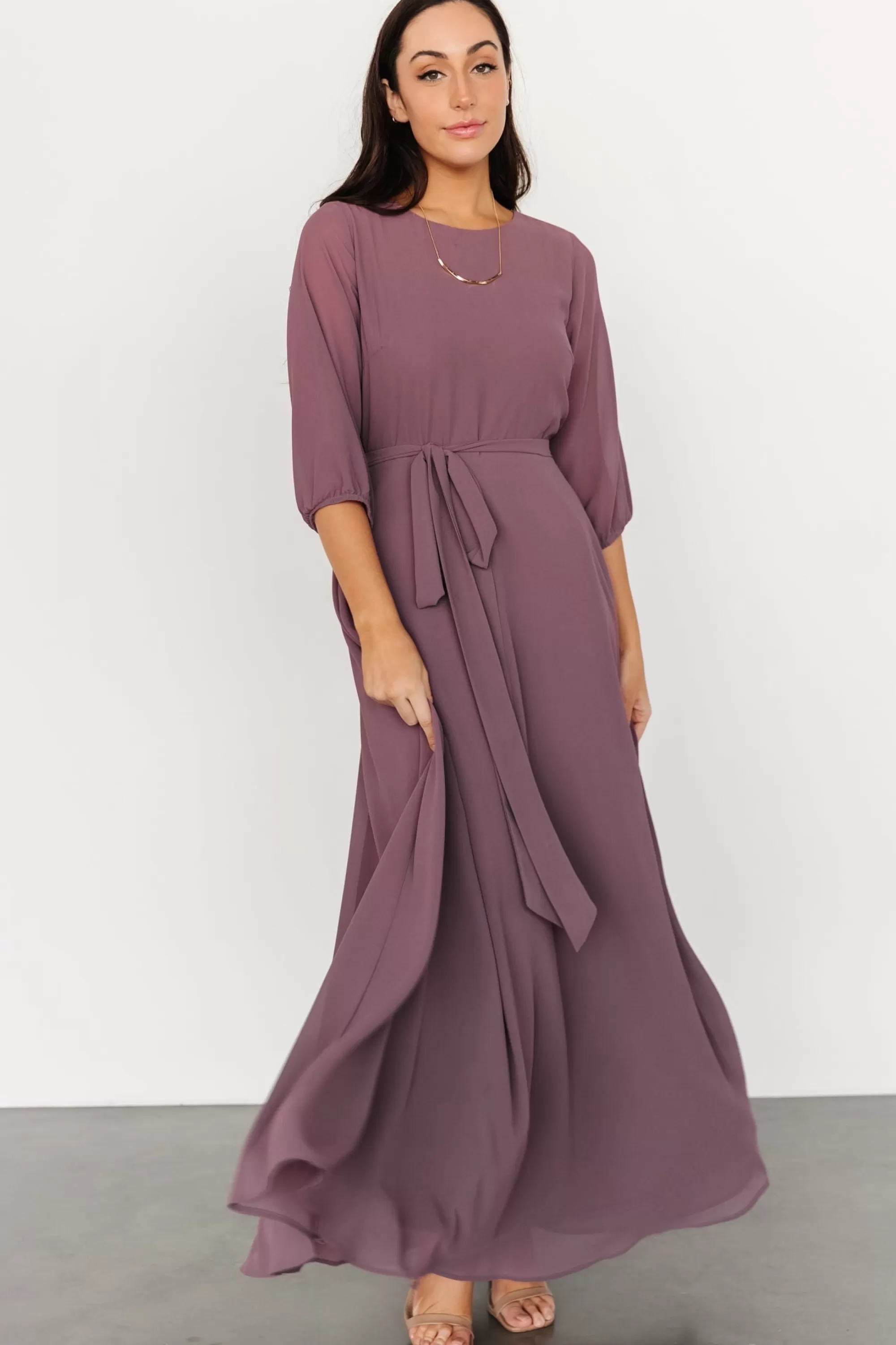 Baltic Born DRESSES | maxi dresses | Rebecca Maxi Dress | Vintage Plum