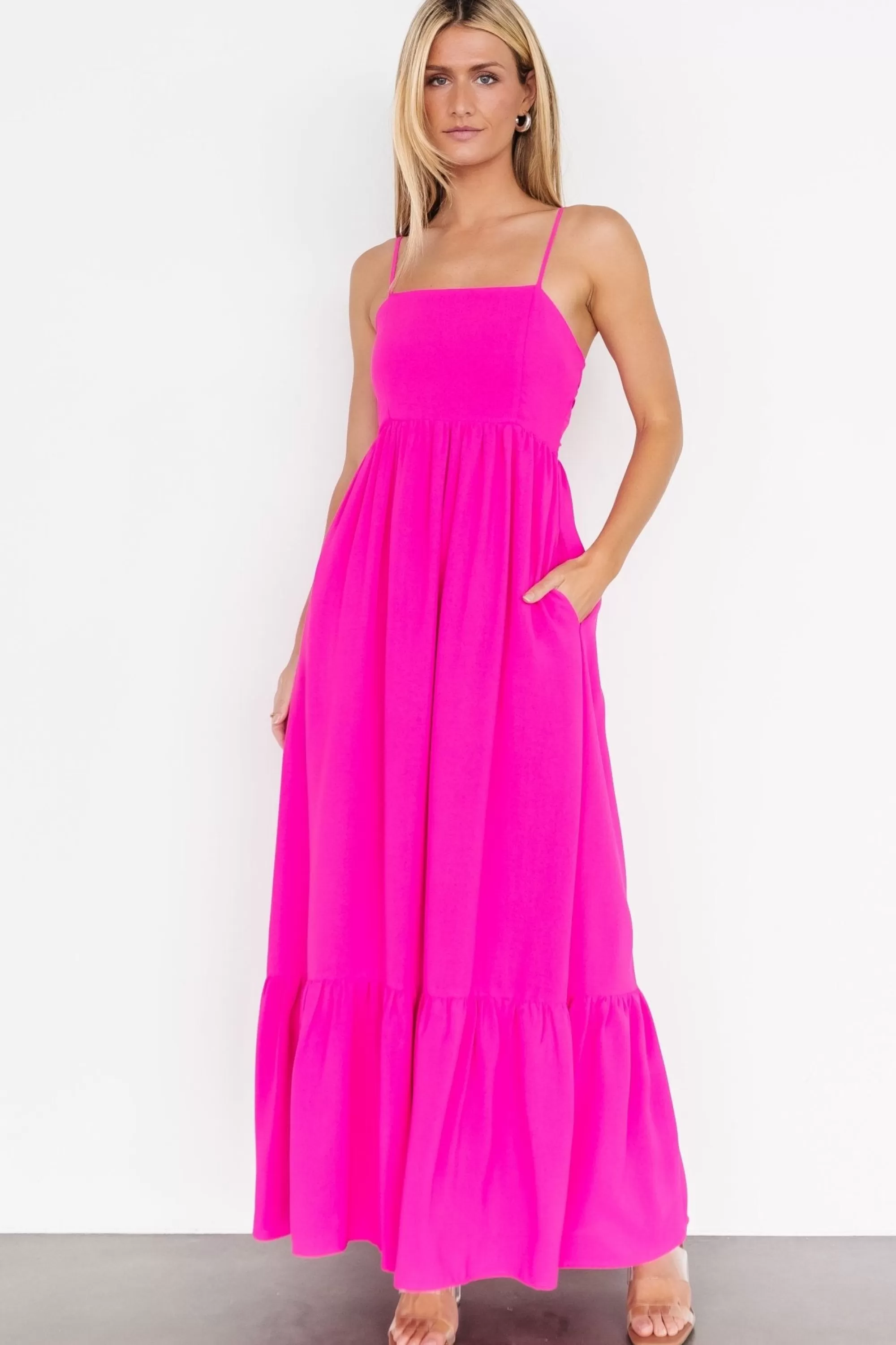 Baltic Born maxi dresses | EXTENDED SIZING | Regan Tank Maxi Dress | Fuchsia