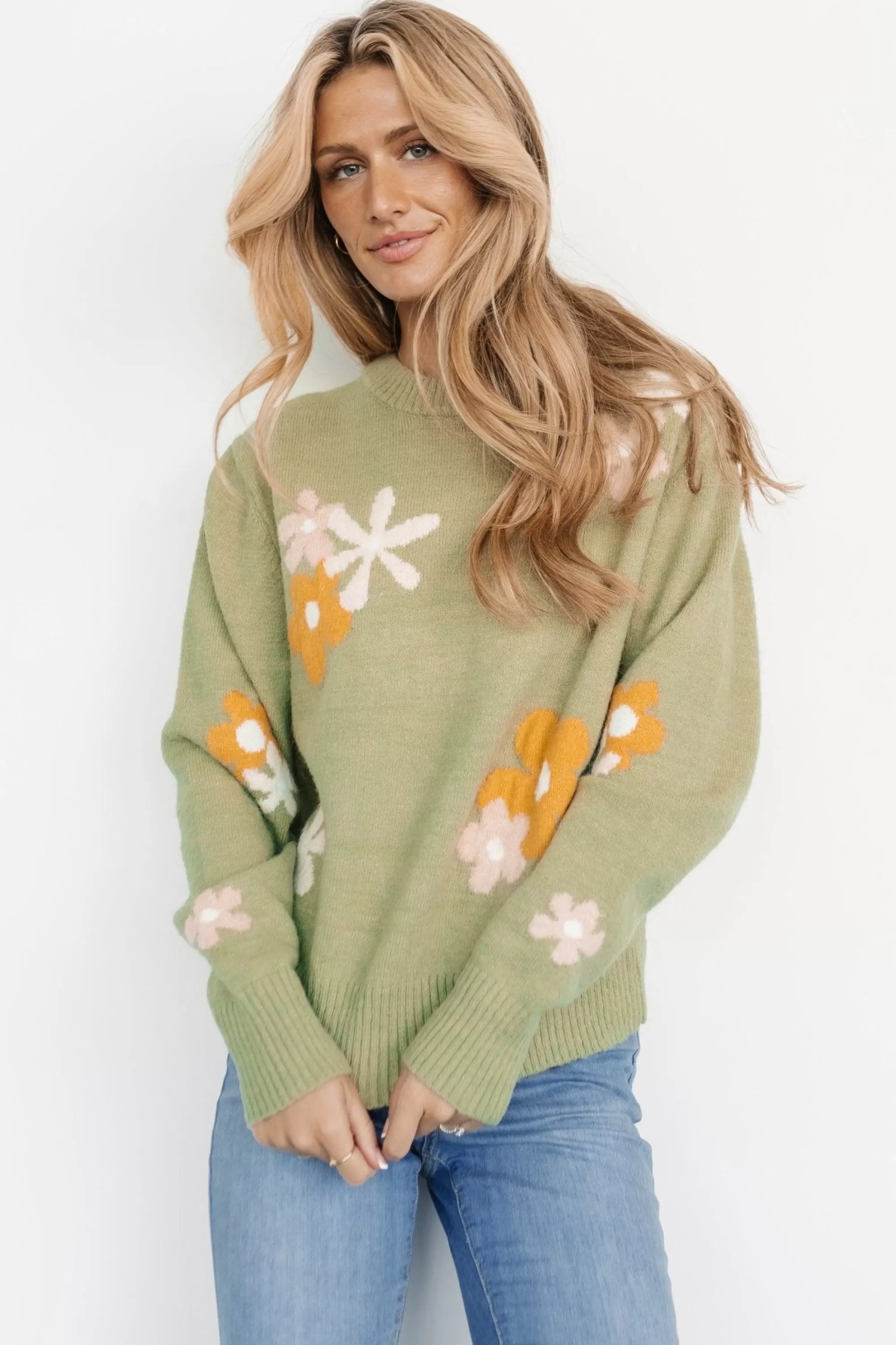 Baltic Born COMING SOON | Roxy Sweater | Sage Flower