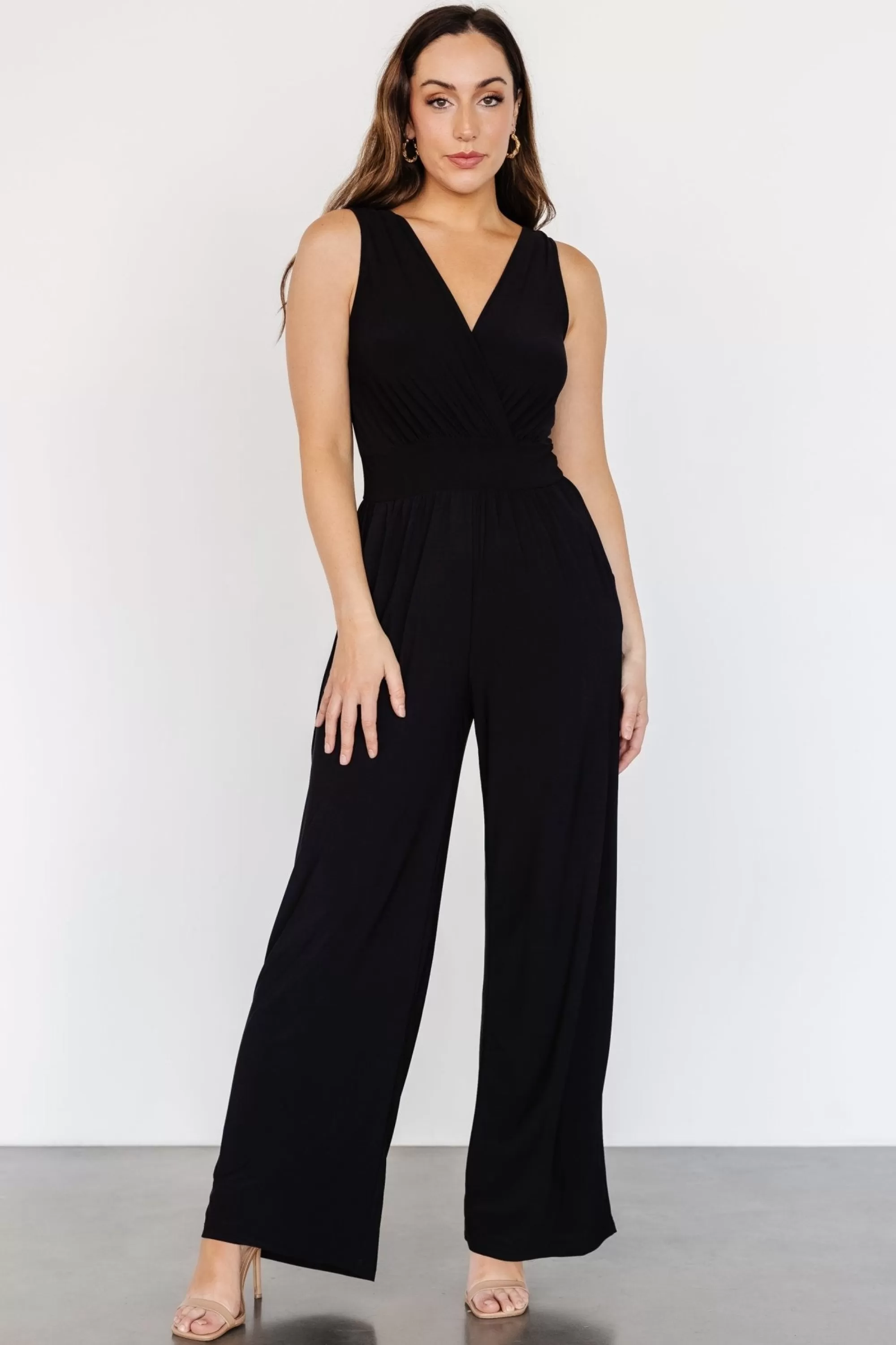 Baltic Born JUMPSUITS + ROMPERS | Rudie Sleeveless Jumpsuit | Black