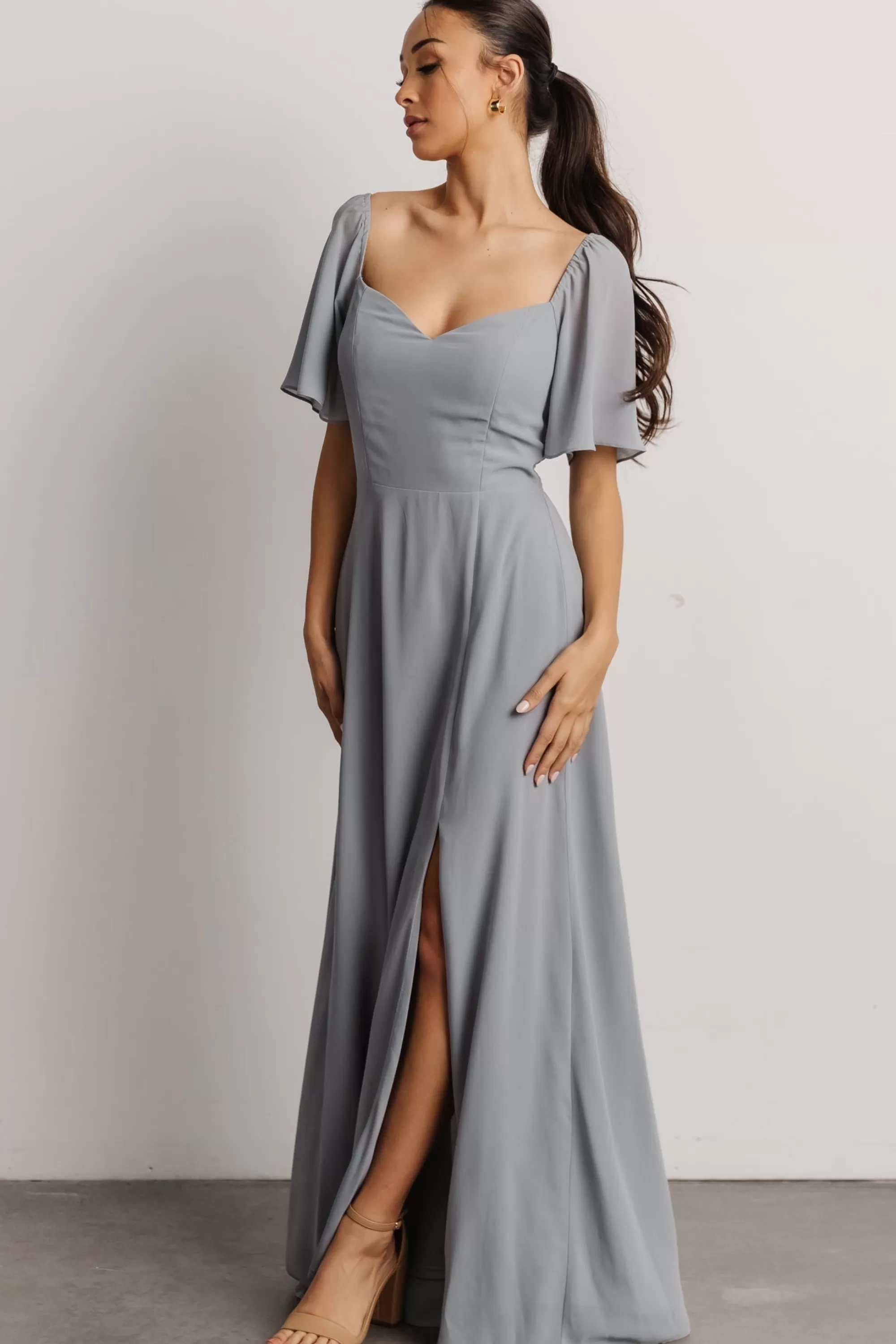 Baltic Born WEDDING SUITE | wedding guest | Sierra Sweetheart Maxi Dress | Light Blue