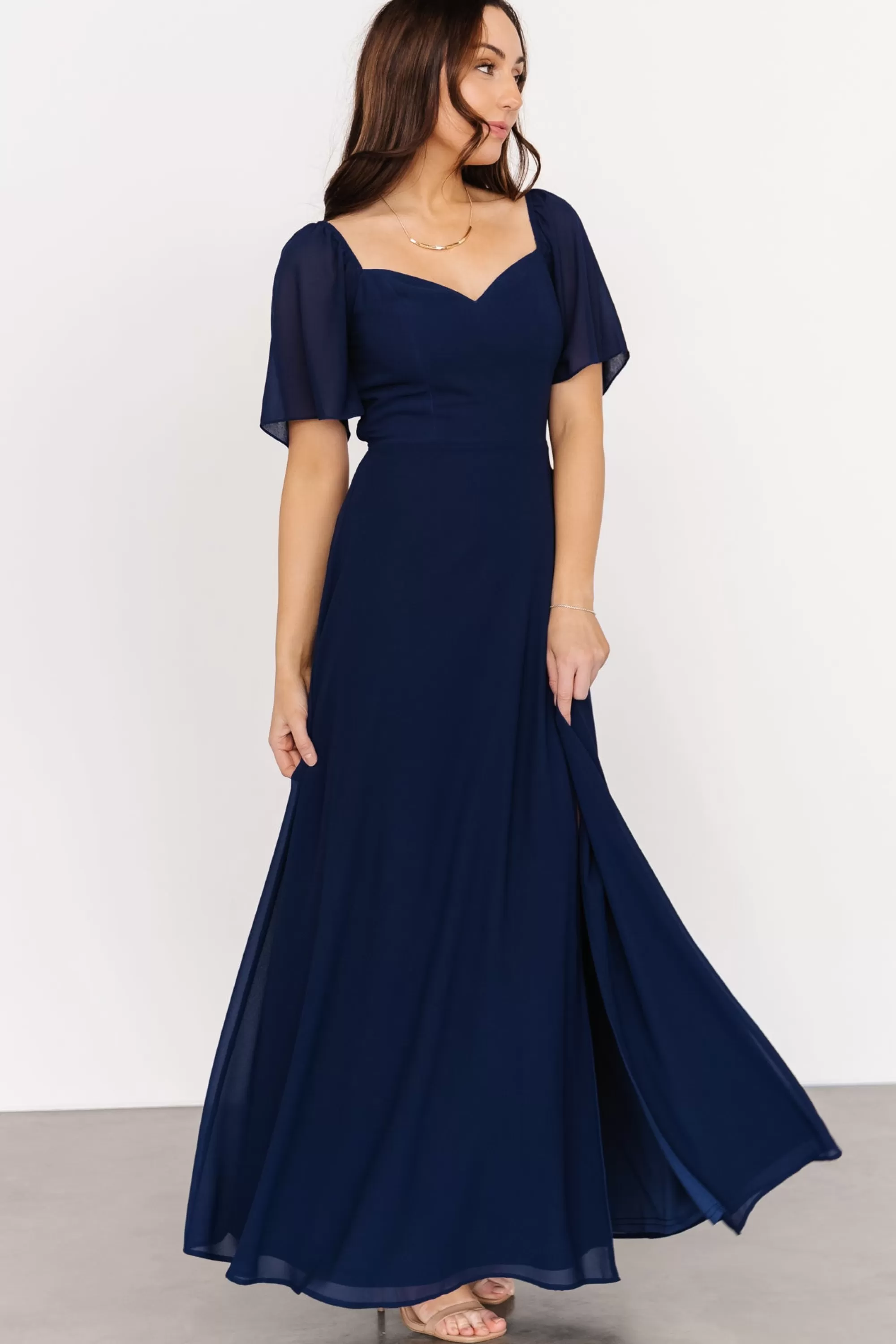 Baltic Born WEDDING SUITE | wedding guest | Sierra Sweetheart Maxi Dress | Navy