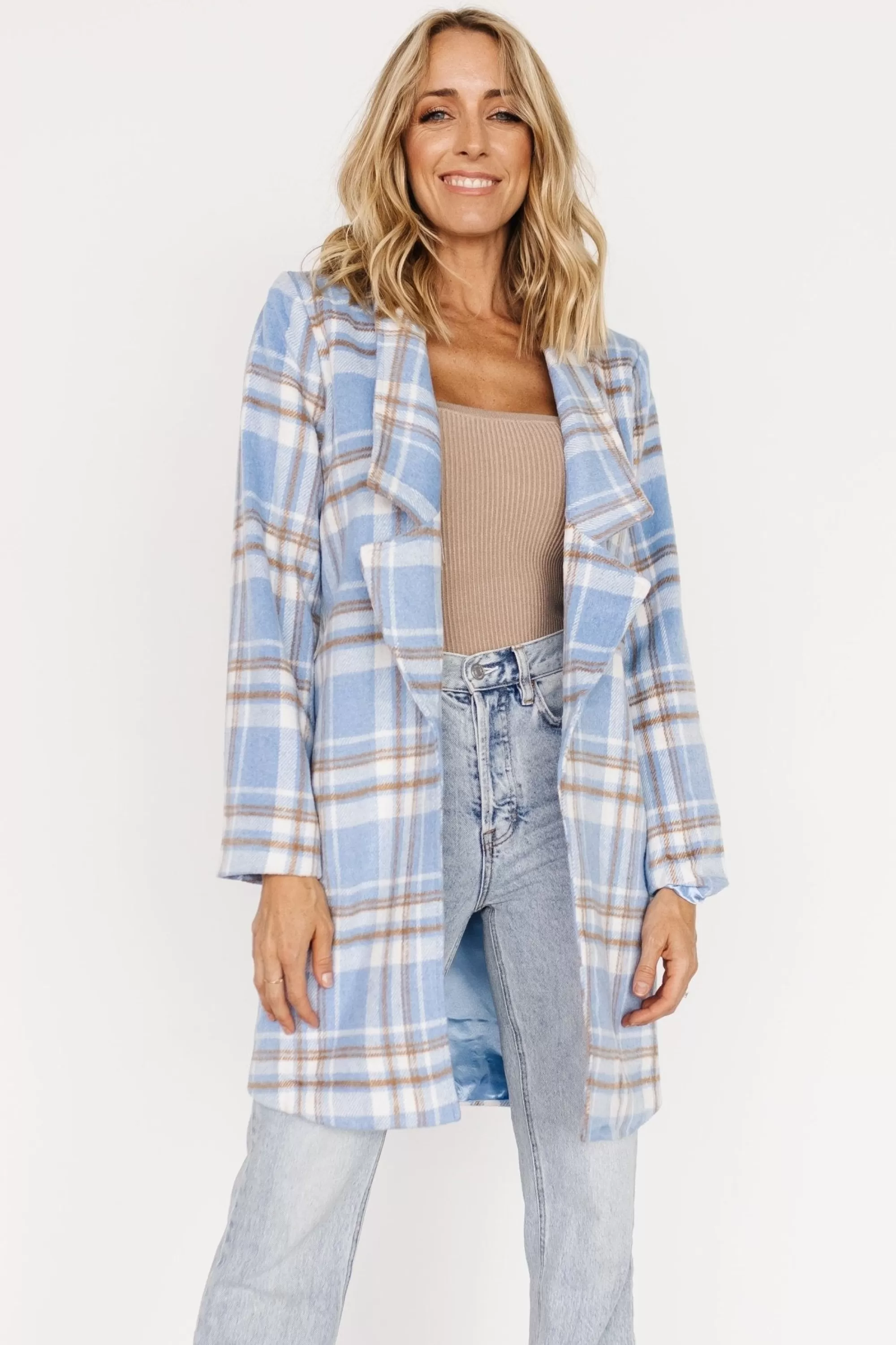 Baltic Born outerwear | Tetonia Plaid Shacket | Blue Multi