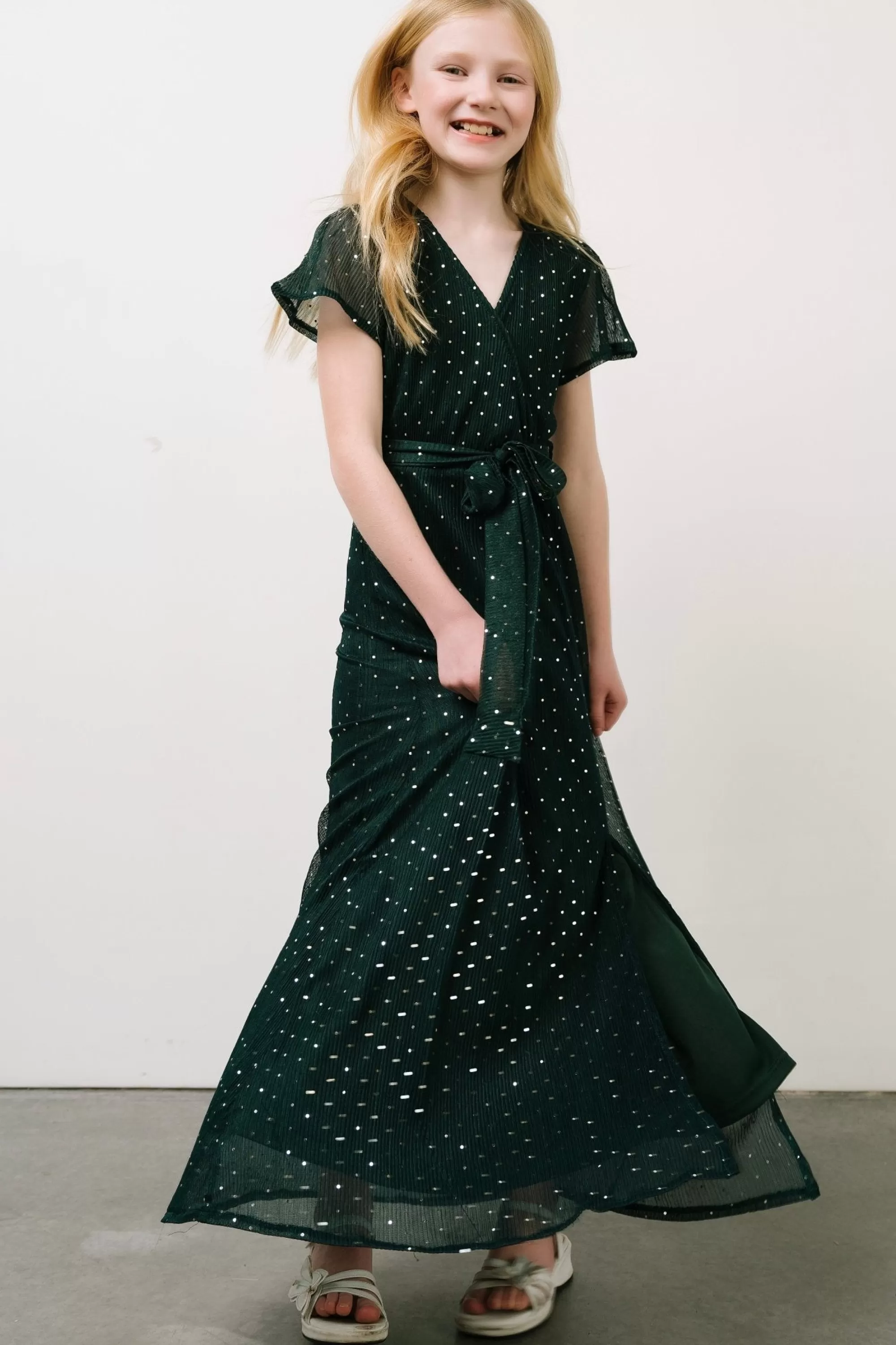 Baltic Born embellished + sequined | Youth Grace Sparkle Gown | Emerald